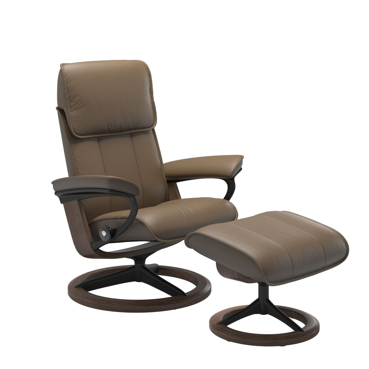 Stressless Admiral Signature lænestol i Velaro okselæder Mole