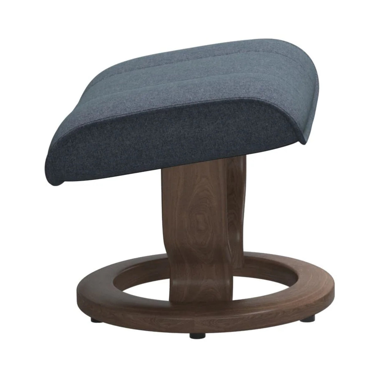 Stressless Admiral fodskammel med Classic-stel i Calido Blue