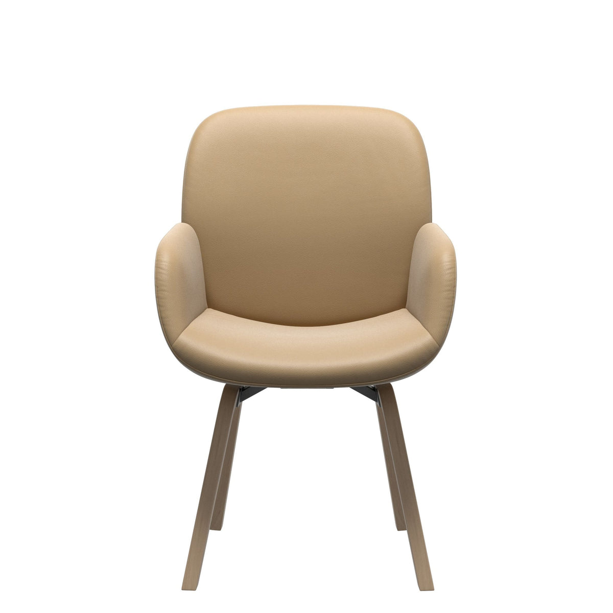 Stressless Bay spisebordsstol m. armlæn - D200 stel i Paloma Sand