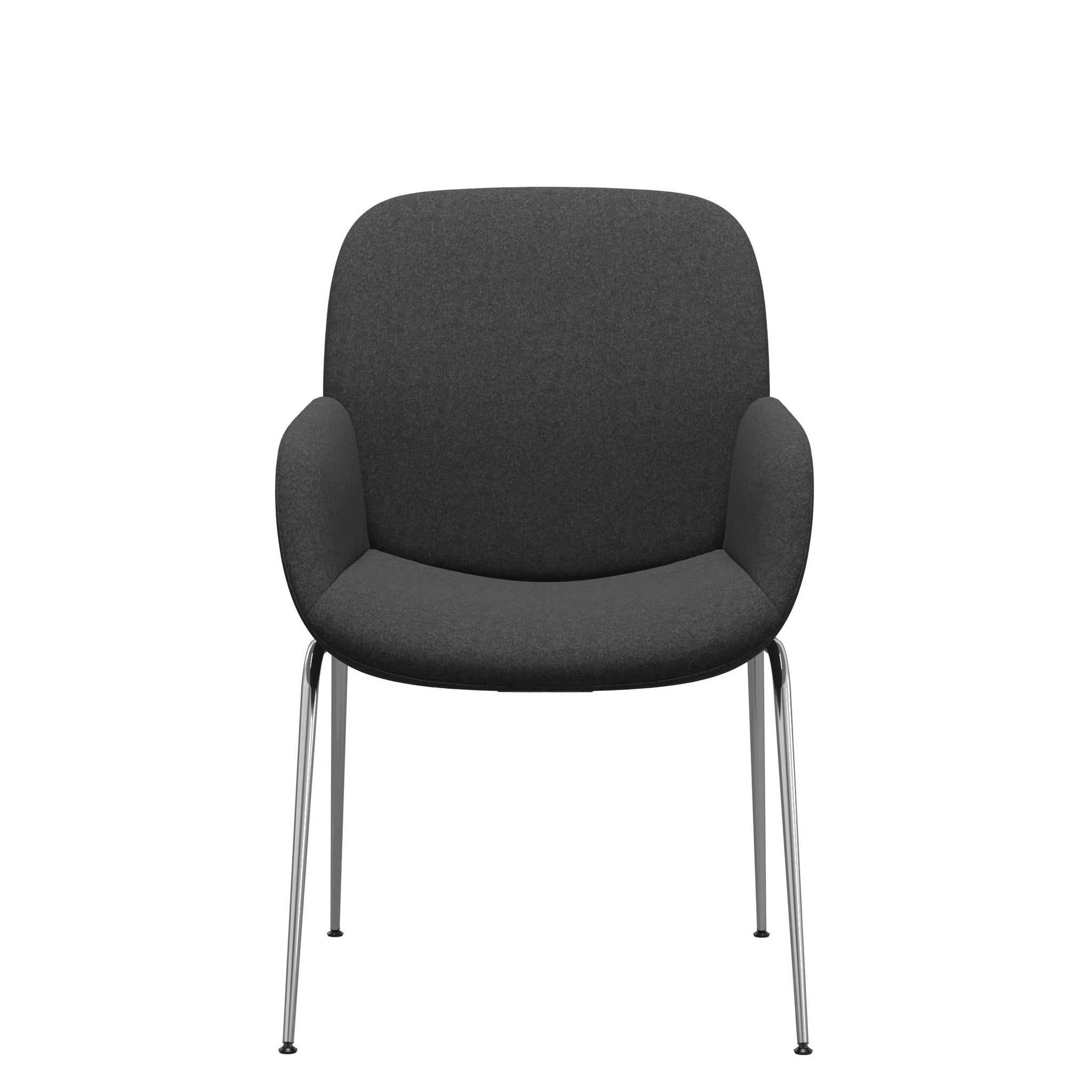 Stressless Bay spisebordsstol m. armlæn - D300 stel i Calido Dark Grey
