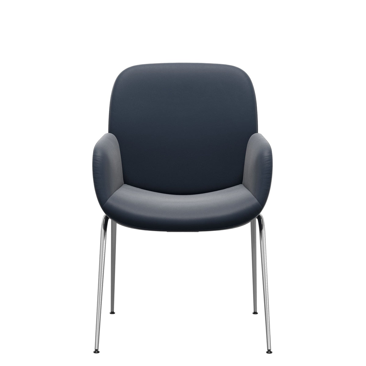 Stressless Bay spisebordsstol m. armlæn - D300 stel i Paloma Oxford Blue
