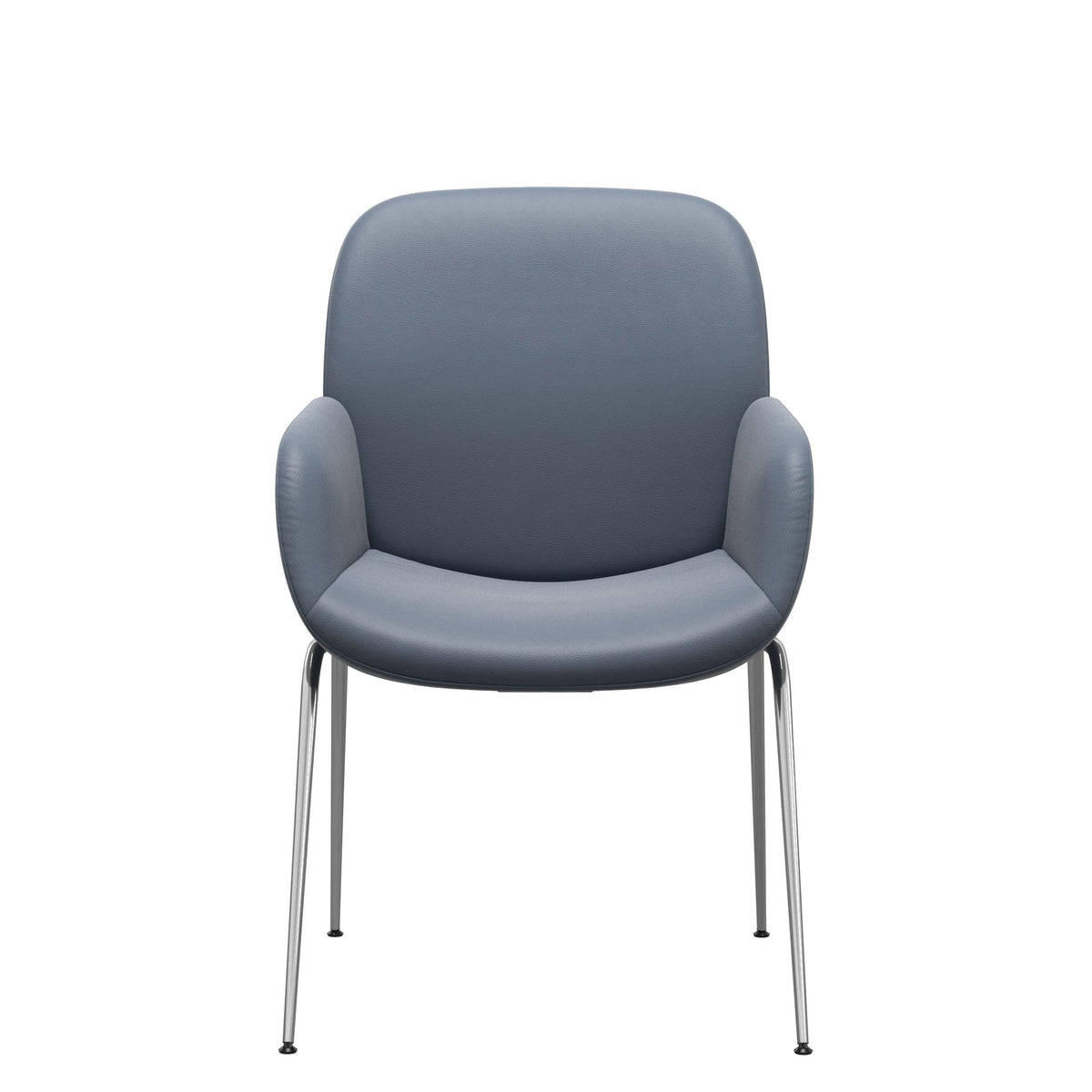 Stressless Bay spisebordsstol m. armlæn - D300 stel i Paloma Sparrow Blue