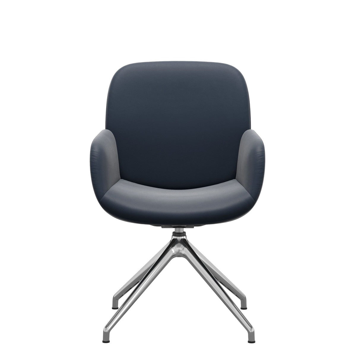 Stressless Bay spisebordsstol m. armlæn - D350 drejestel i Paloma Oxford Blue