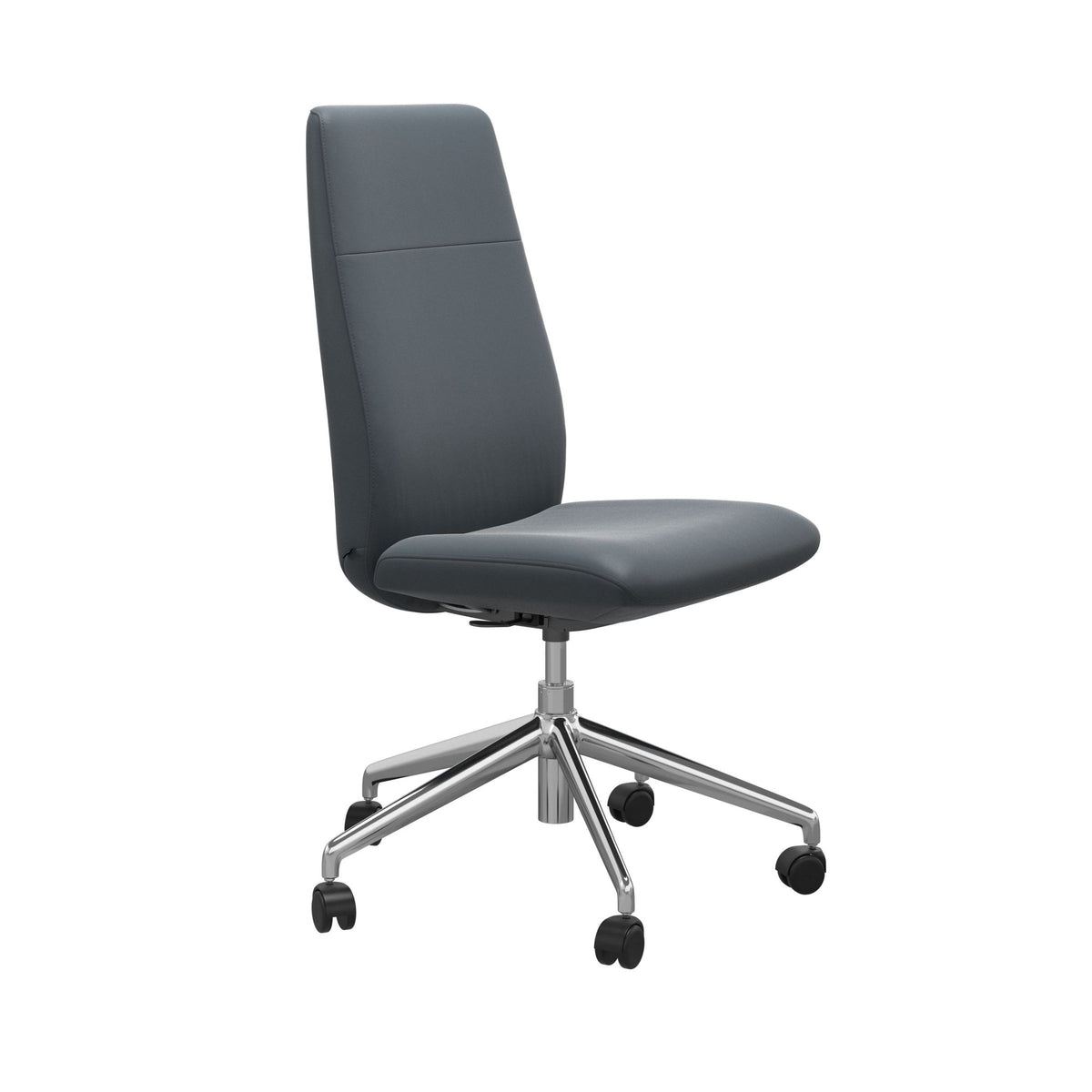Stressless Chilli kontorstol høj ryg i Batick Atlantic Blue