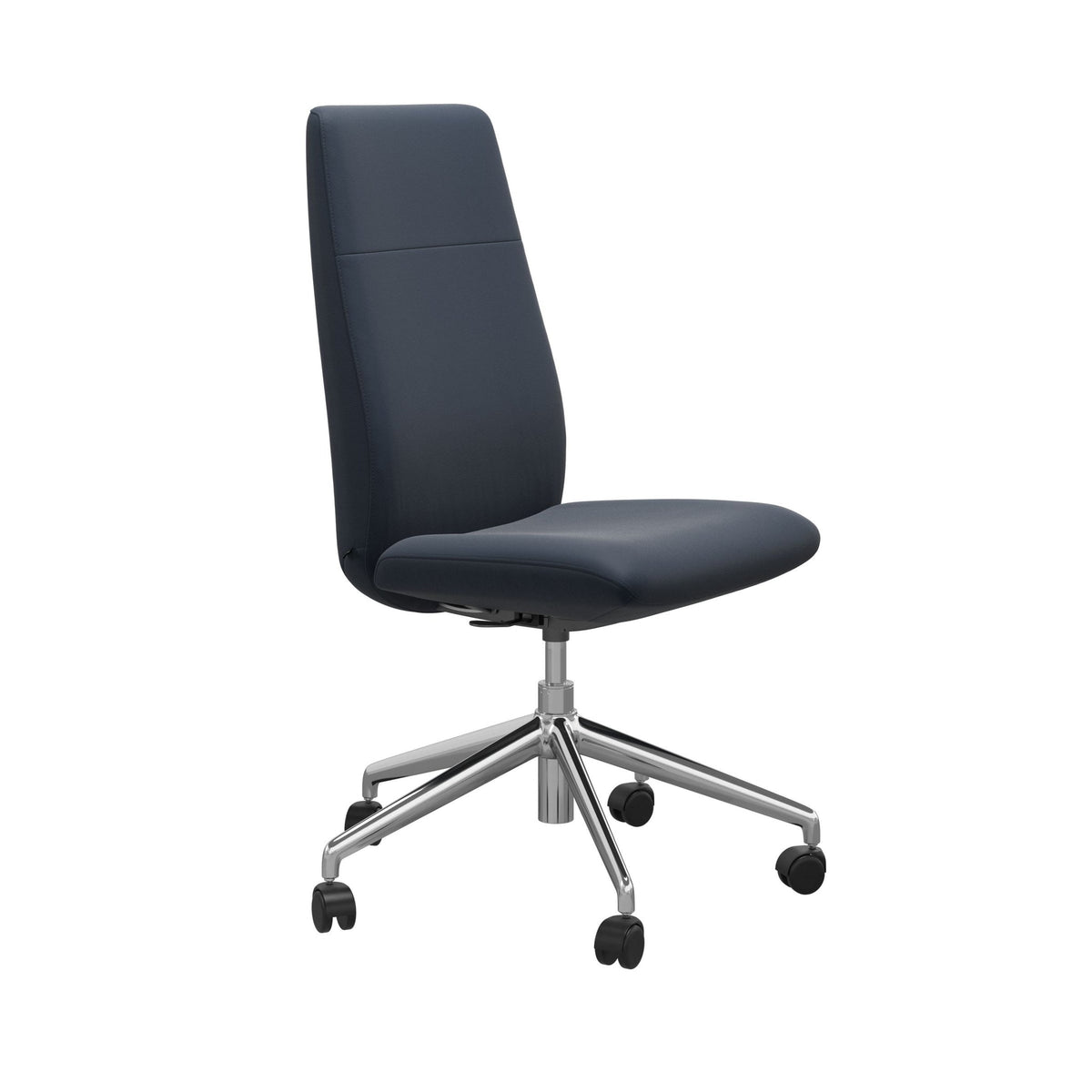 Stressless Chilli kontorstol høj ryg i Paloma Oxford Blue
