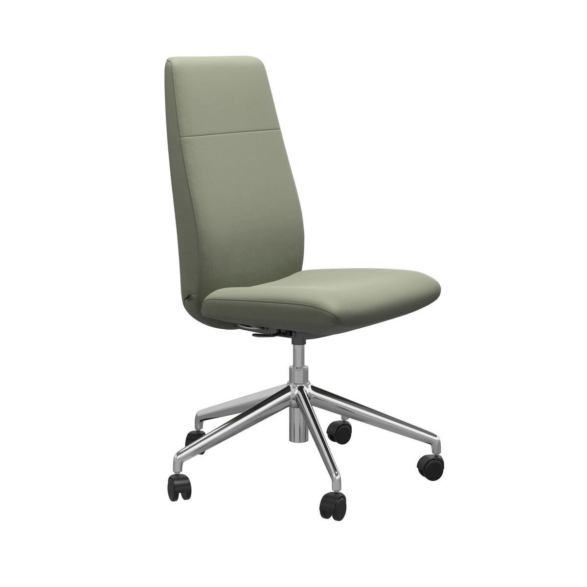 Stressless Chilli kontorstol høj ryg i Paloma Shadow Green