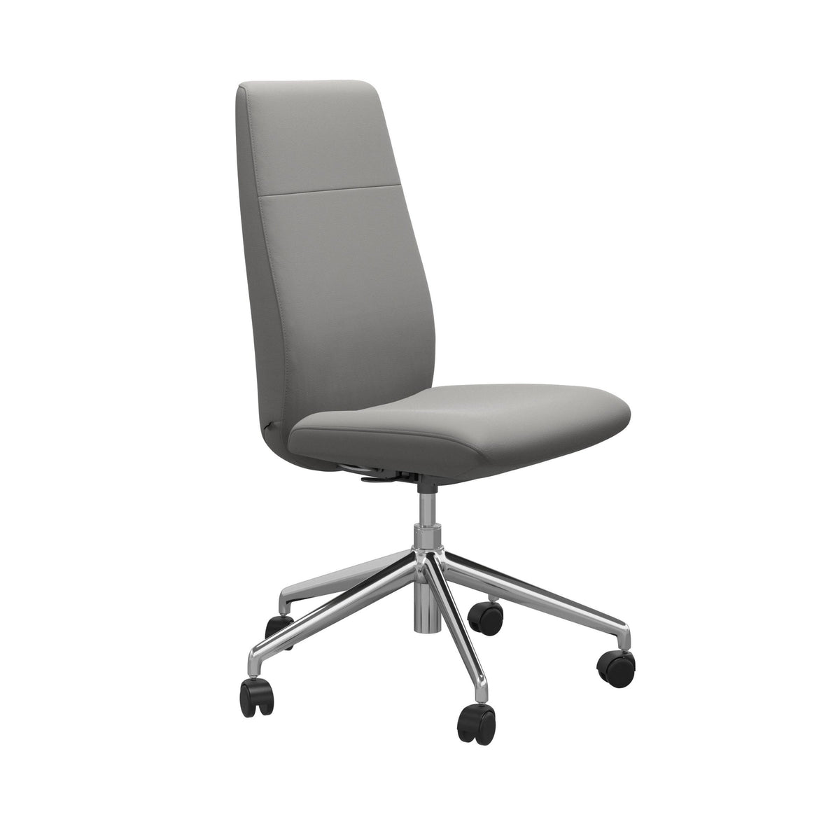 Stressless Chilli kontorstol høj ryg i Paloma Silver Grey