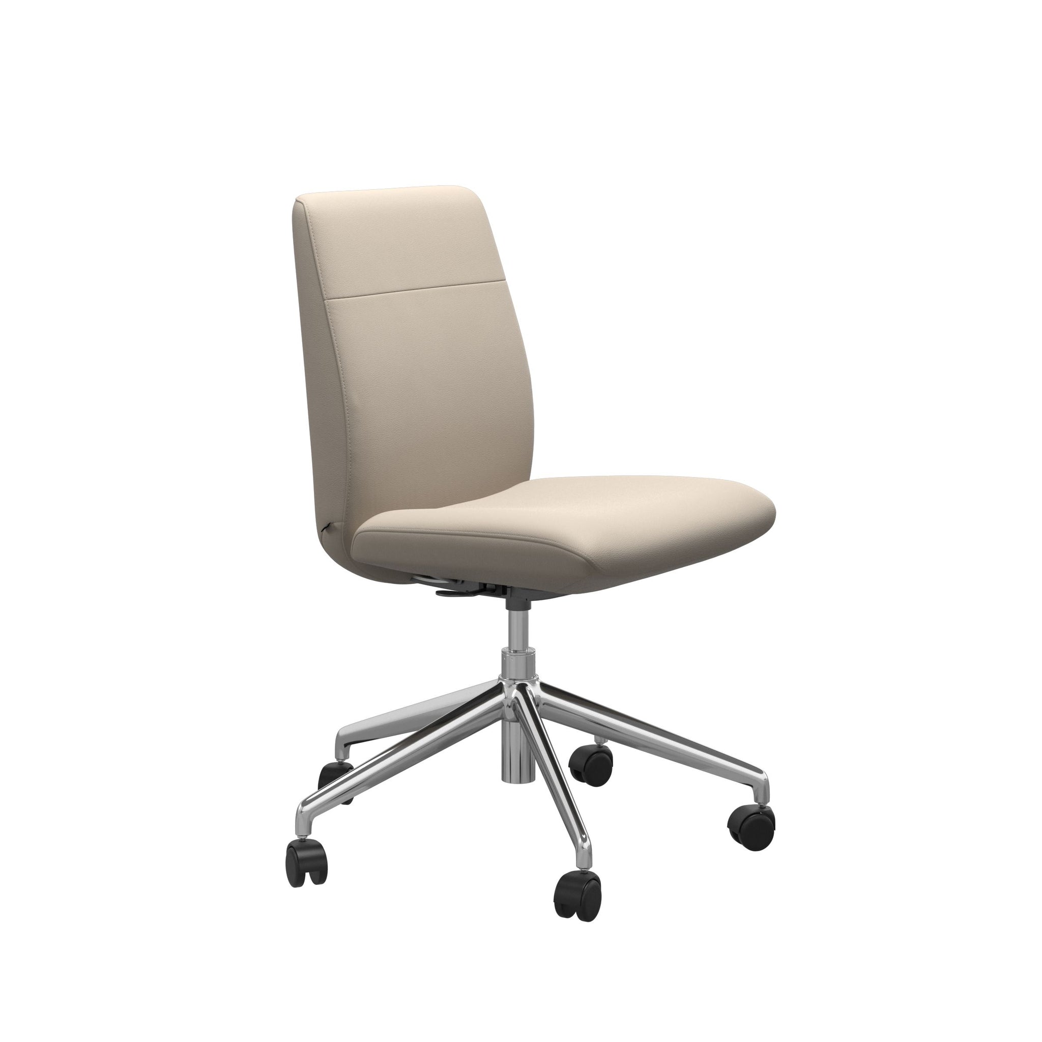Stressless Chilli kontorstol lav ryg i Paloma Fog