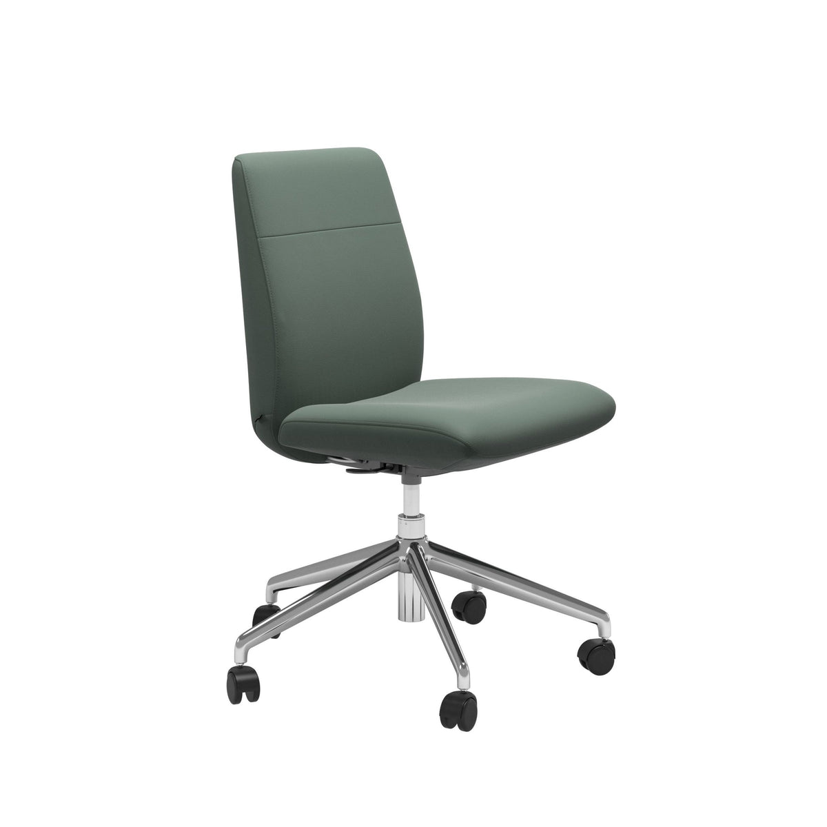 Stressless Chilli kontorstol lav ryg i Paloma Sage Green