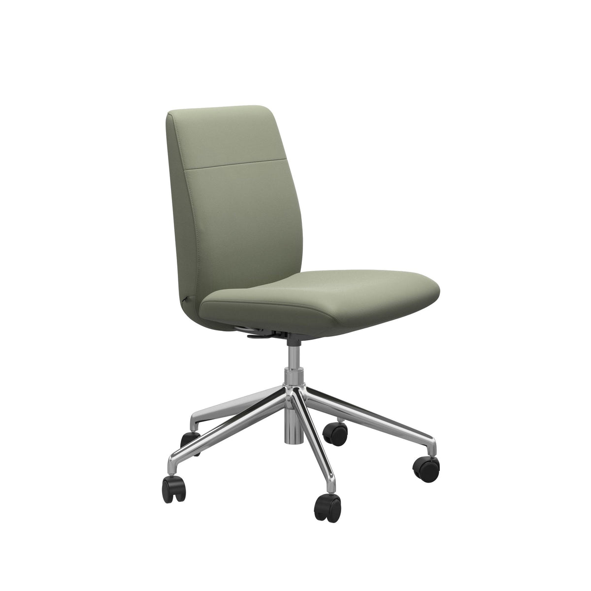 Stressless Chilli kontorstol lav ryg i Paloma Shadow Green