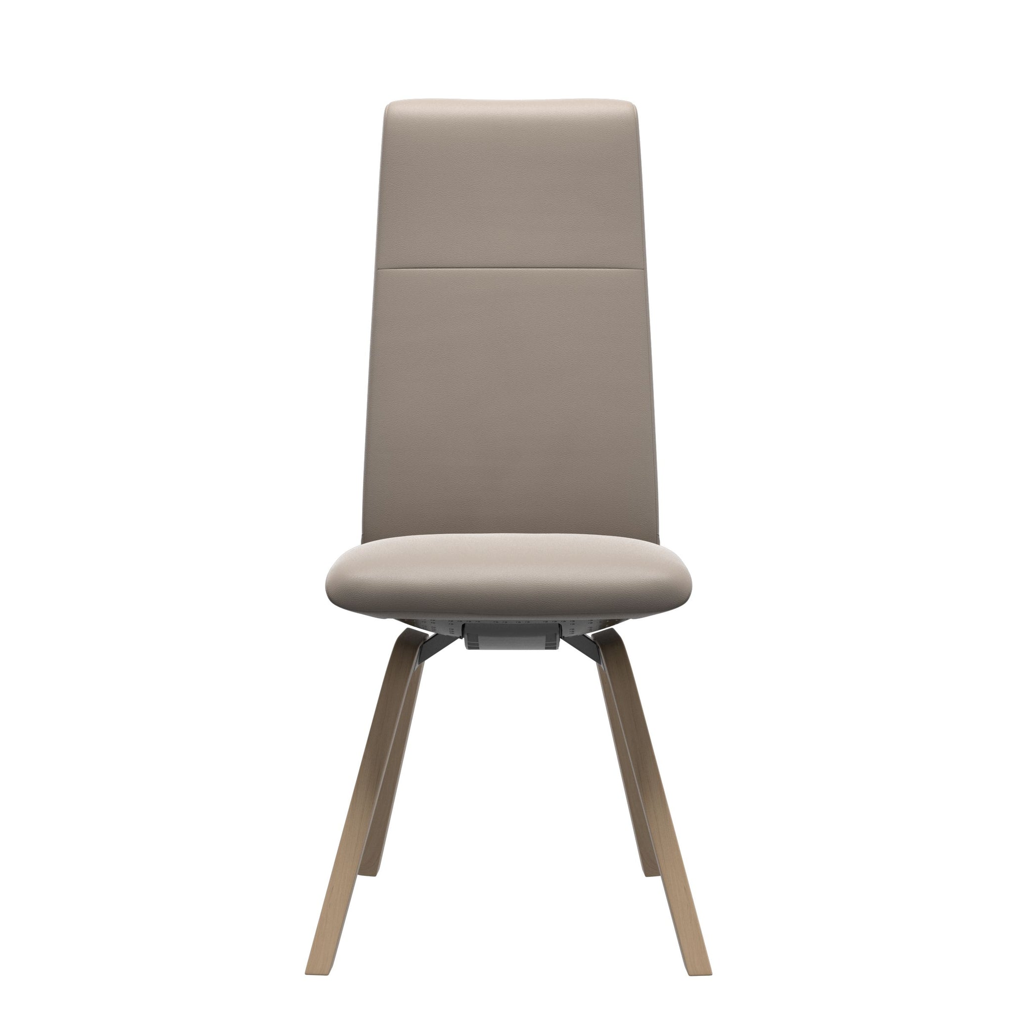 Stressless Chilli spisebordsstol - D200 stel høj ryg i Paloma Dark Mushroom