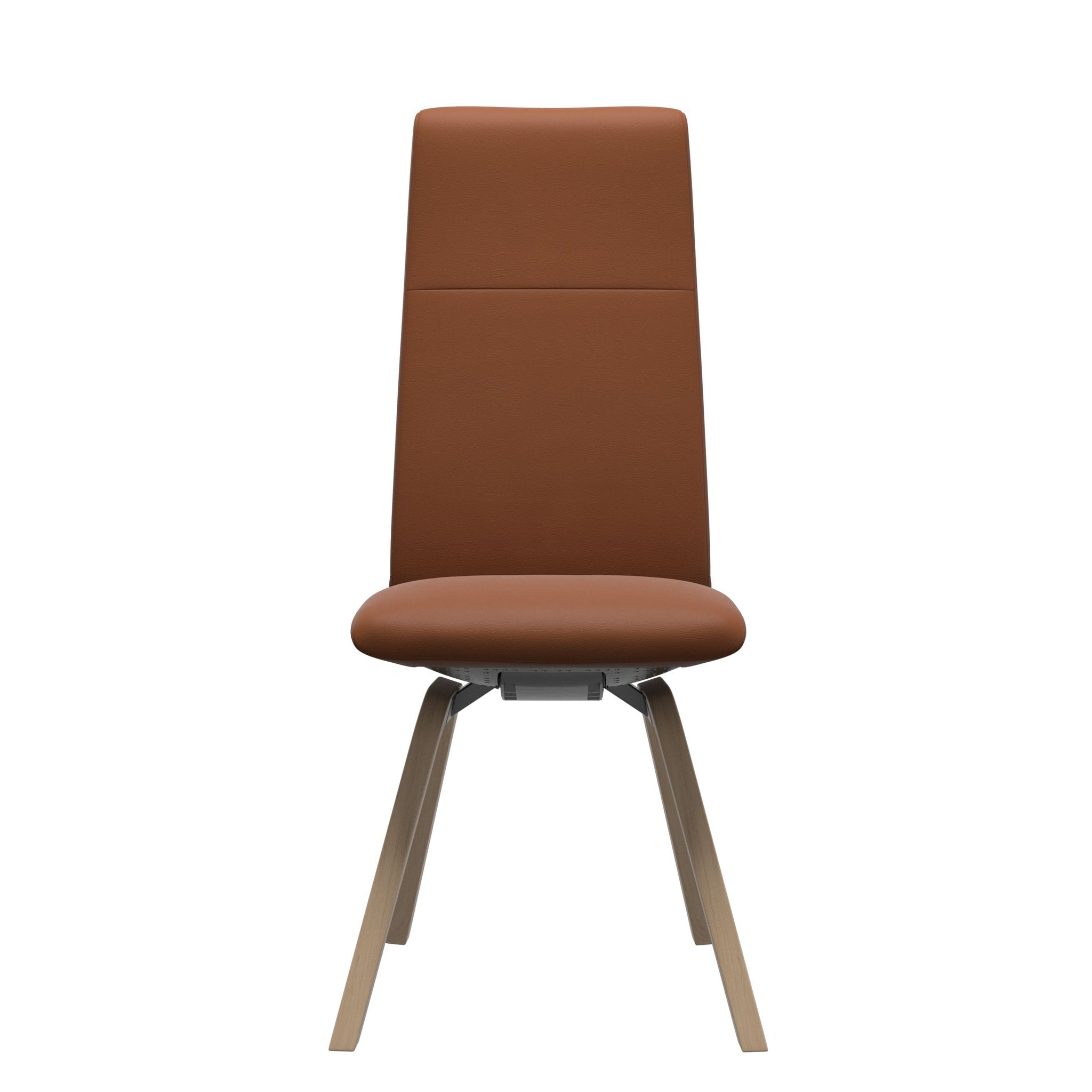 Stressless Chilli spisebordsstol - D200 stel høj ryg i Paloma New Cognac