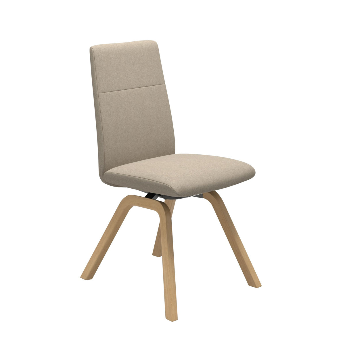 Stressless Chilli spisebordsstol - D200 stel lav ryg i Calido Light Beige