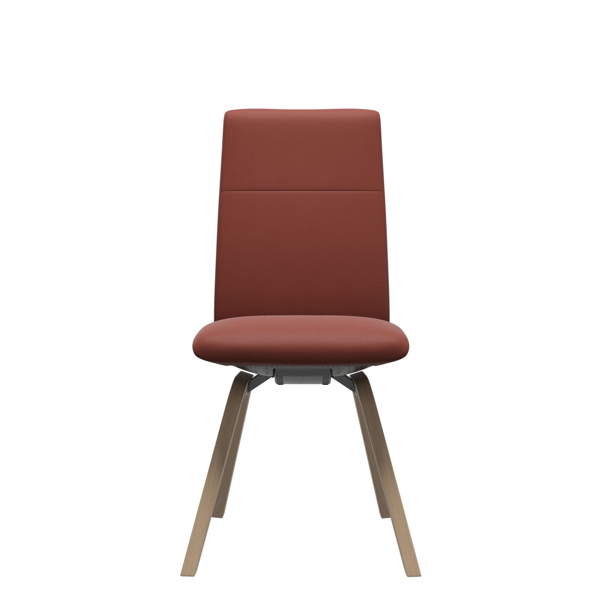 Stressless Chilli spisebordsstol - D200 stel lav ryg i Paloma Dark Henna