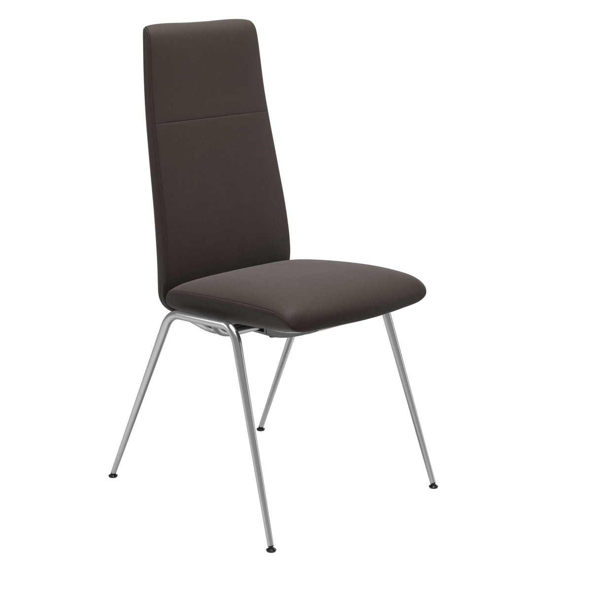 Stressless Chilli spisebordsstol - D300 stel høj ryg i Paloma Chestnut