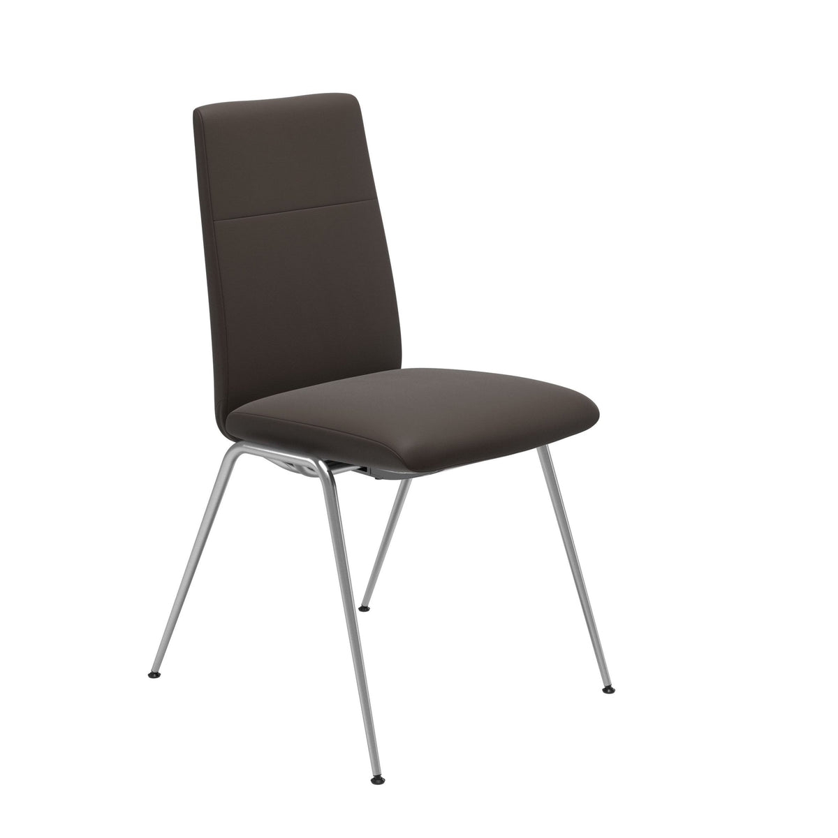 Stressless Chilli spisebordsstol - D300 stel lav ryg i Paloma Chestnut