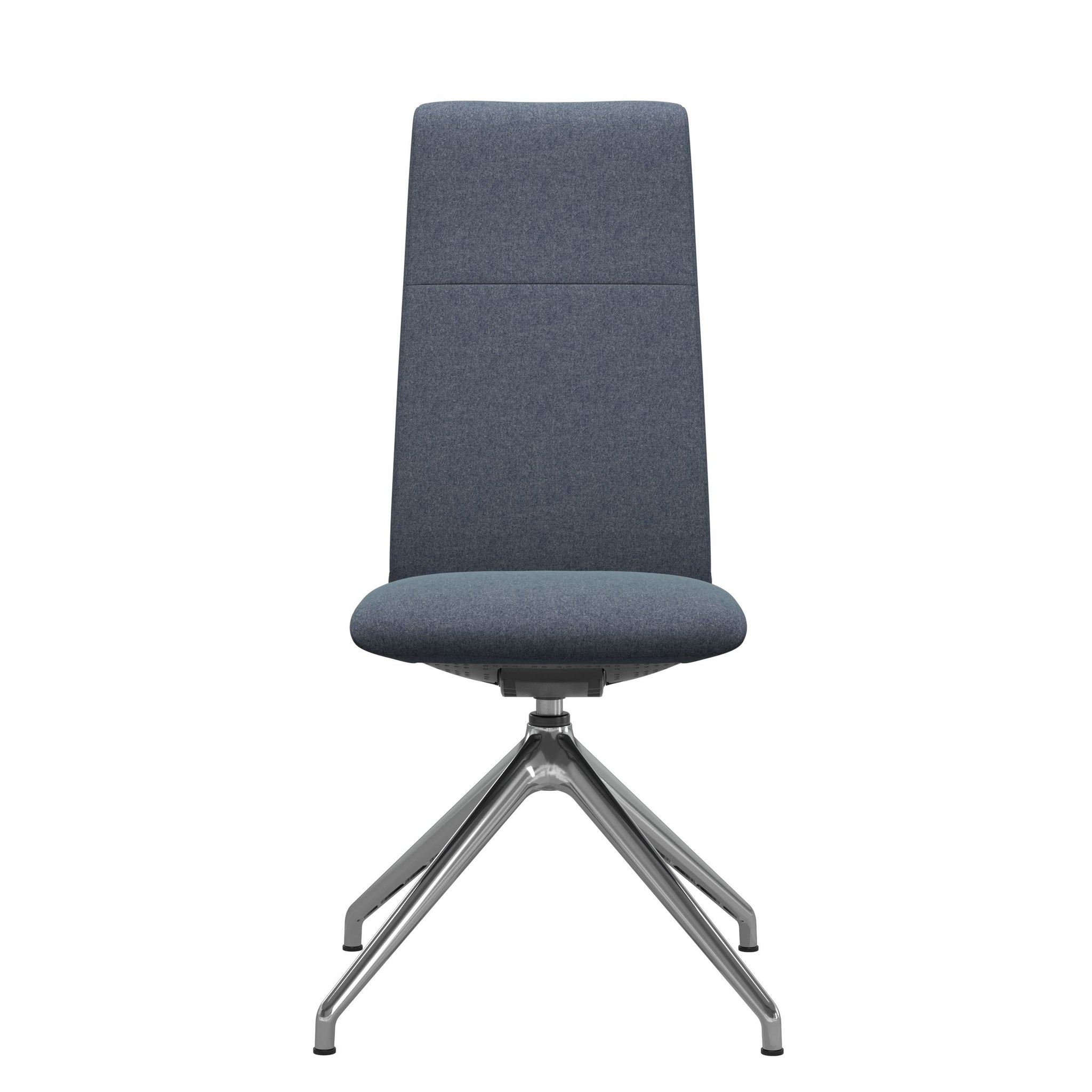 Stressless Chilli spisebordsstol - D350 drejestel høj ryg i Calido Blue