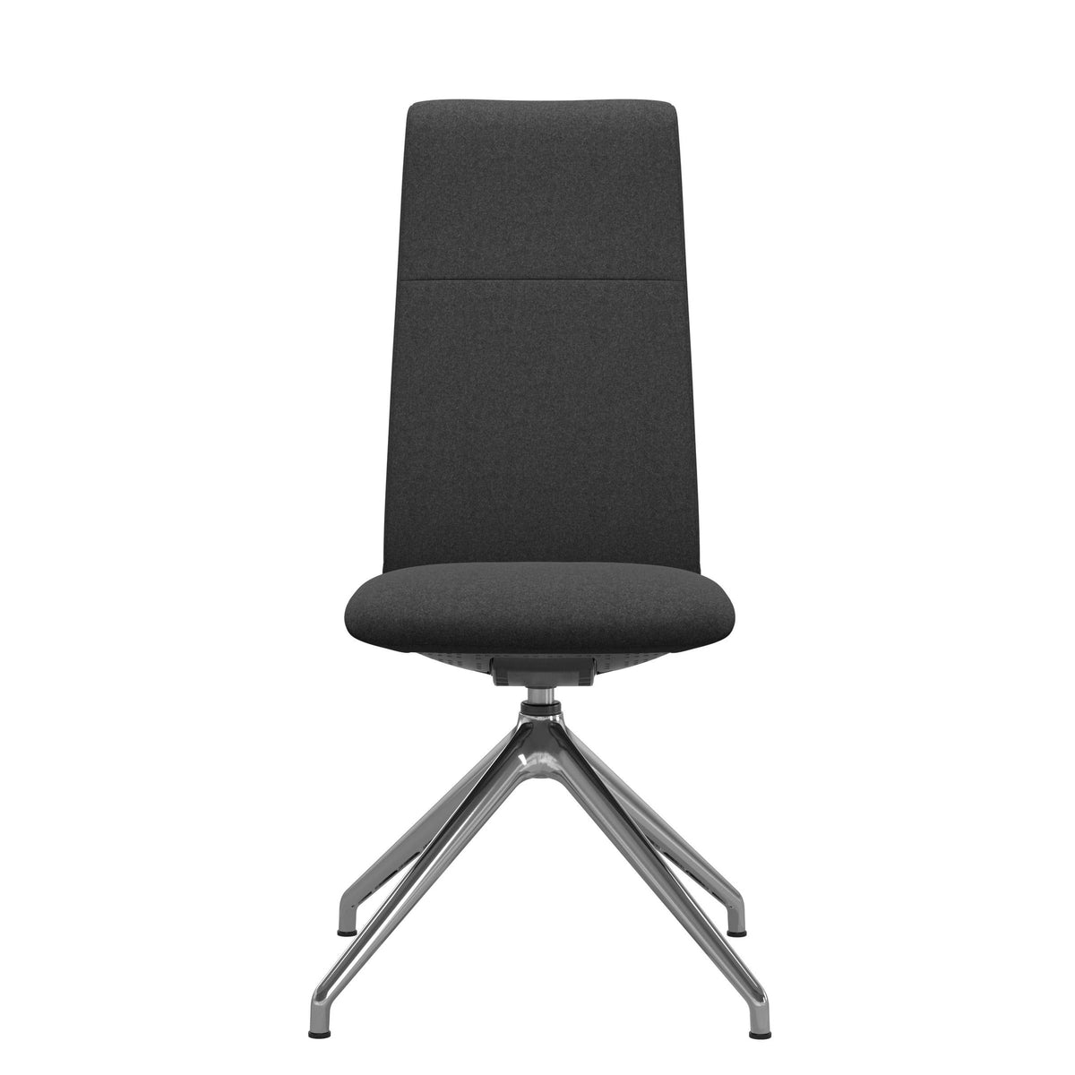 Stressless Chilli spisebordsstol - D350 drejestel høj ryg i Calido Dark Grey