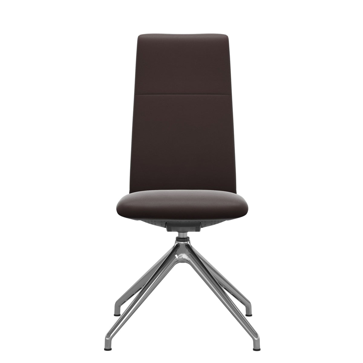 Stressless Chilli spisebordsstol - D350 drejestel høj ryg i Paloma Chocolate