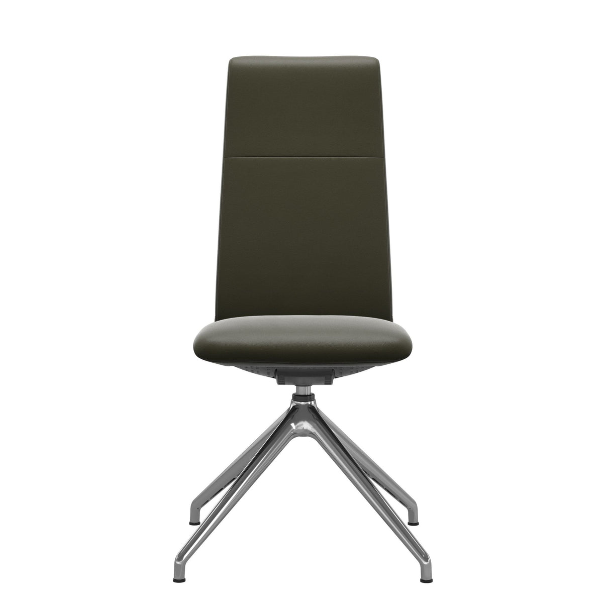 Stressless Chilli spisebordsstol - D350 drejestel høj ryg i Paloma Dark Olive