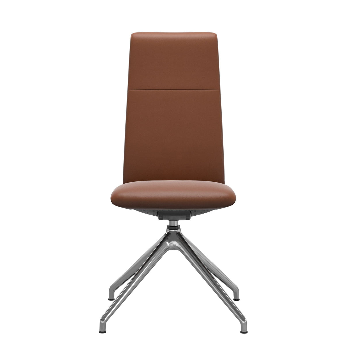 Stressless Chilli spisebordsstol - D350 drejestel høj ryg i Paloma New Cognac