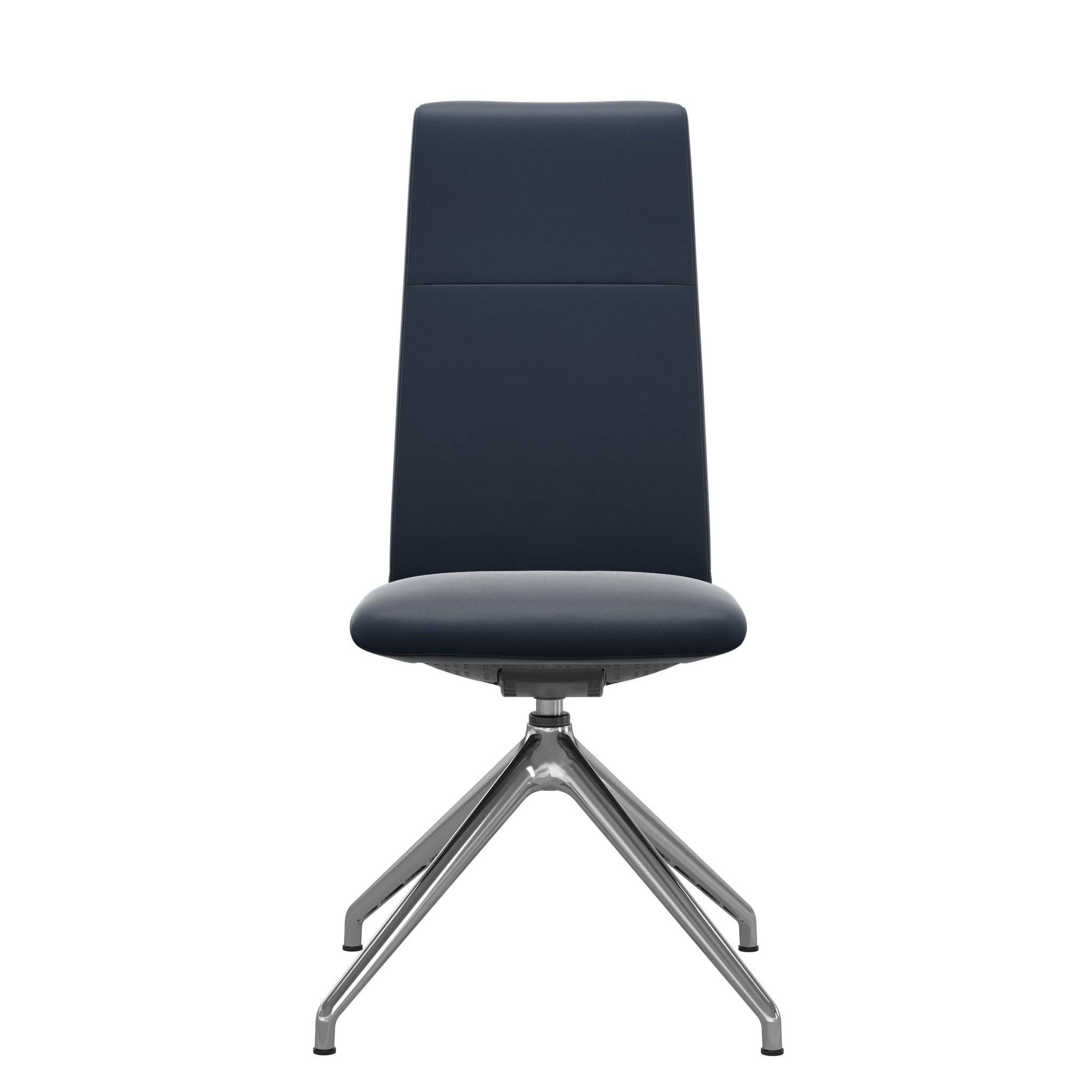 Stressless Chilli spisebordsstol - D350 drejestel høj ryg i Paloma Oxford Blue