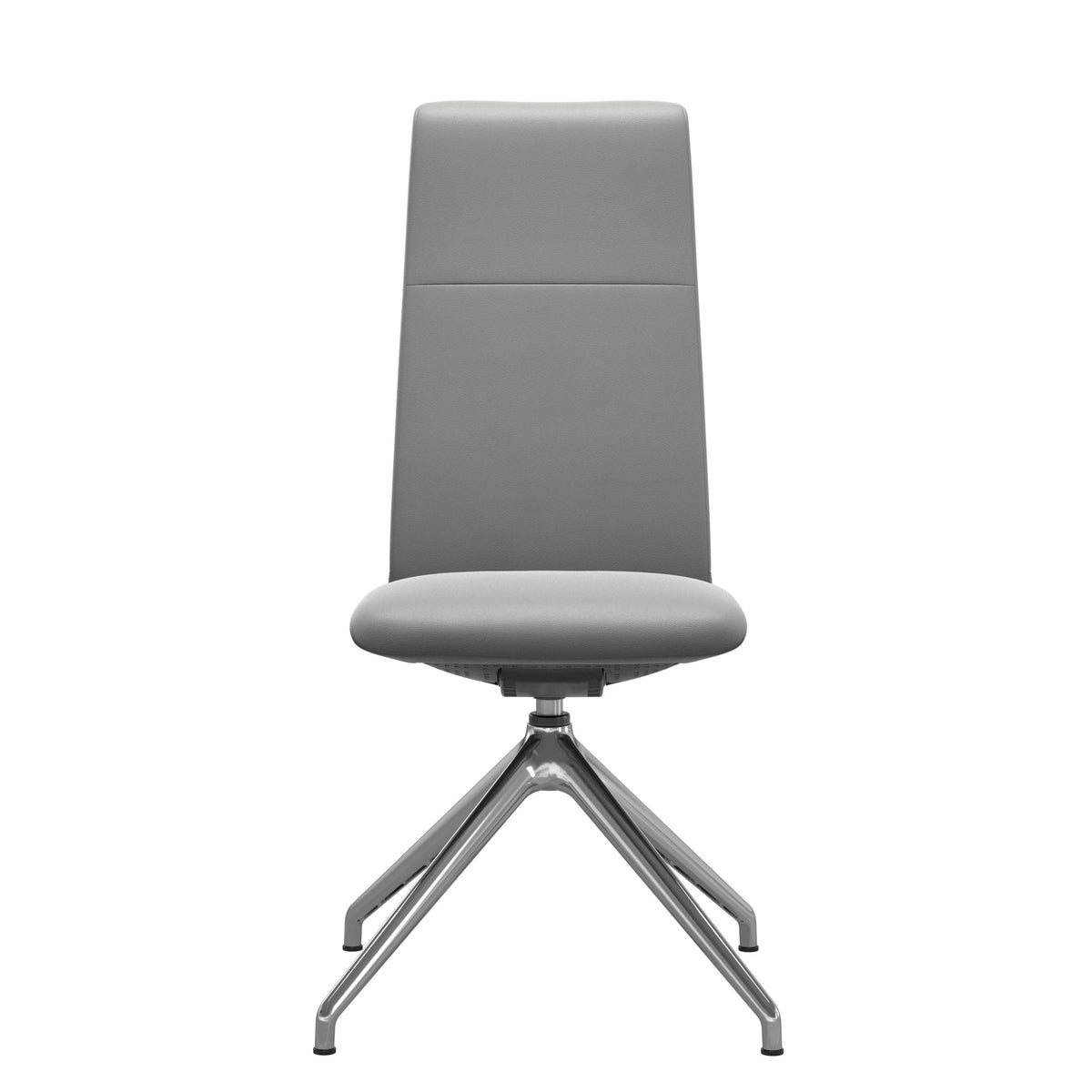 Stressless Chilli spisebordsstol - D350 drejestel høj ryg i Paloma Silver Grey
