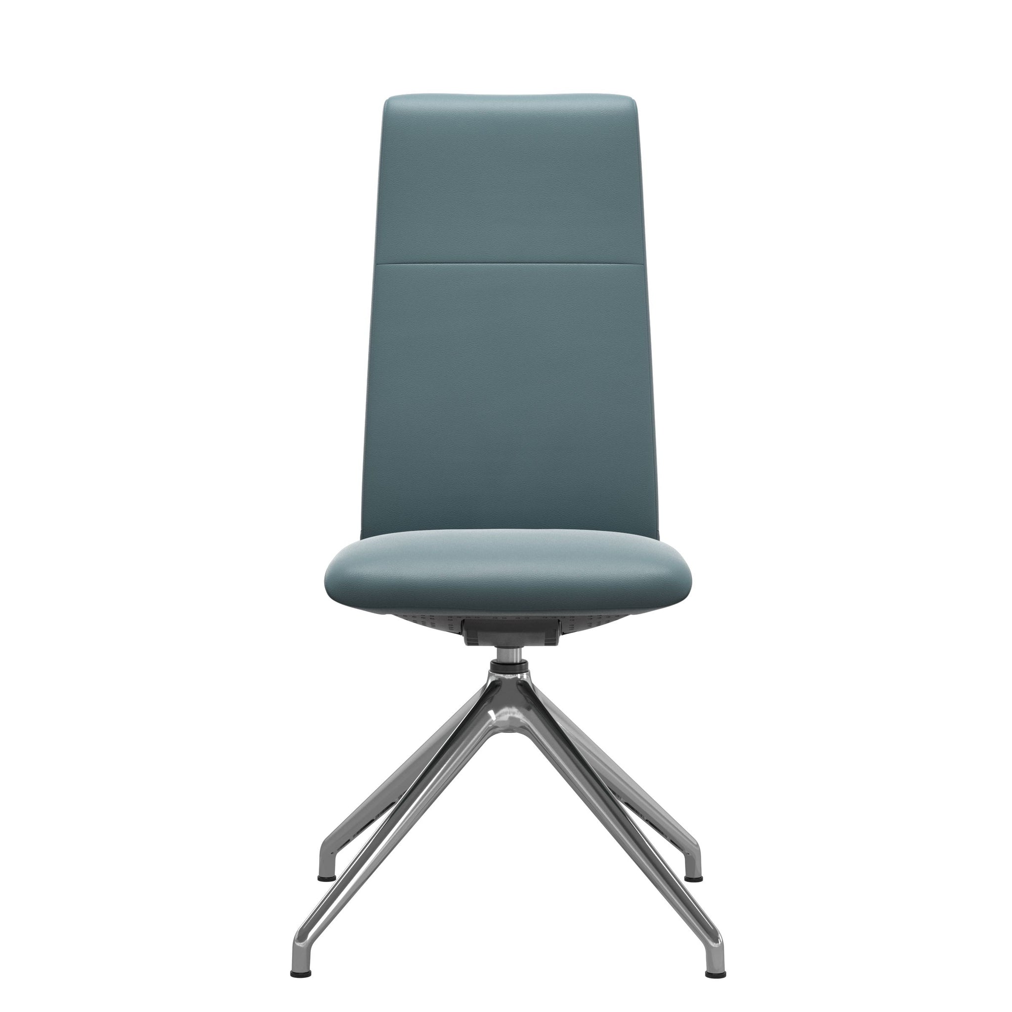 Stressless Chilli spisebordsstol - D350 drejestel høj ryg i Paloma Teal Blue
