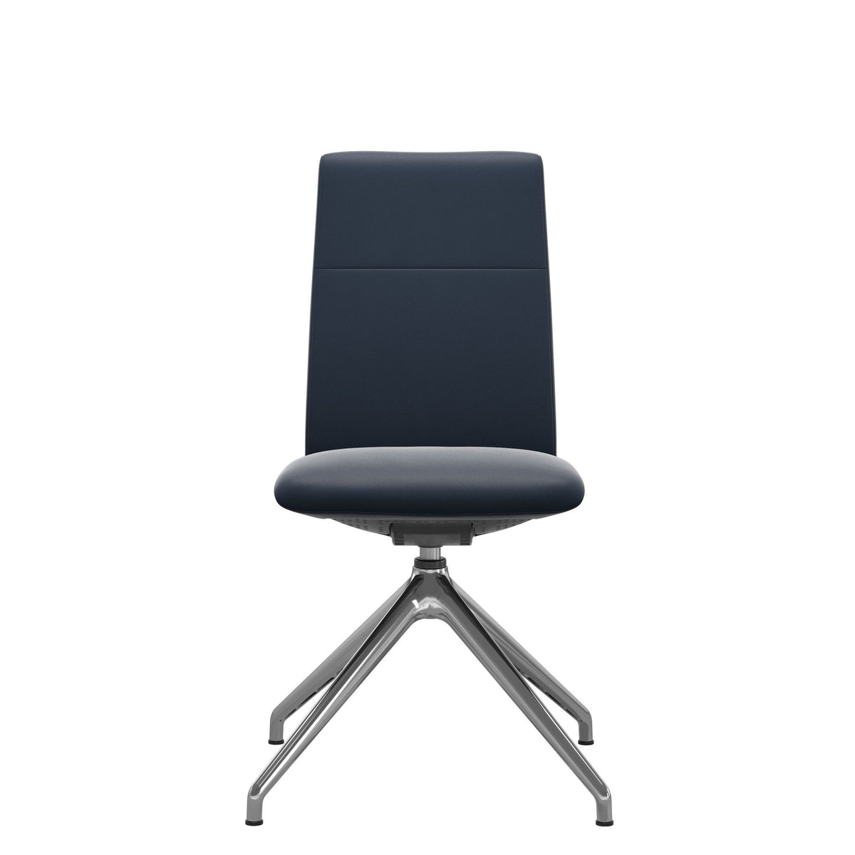 Stressless Chilli spisebordsstol - D350 drejestel lav ryg i Paloma Oxford Blue