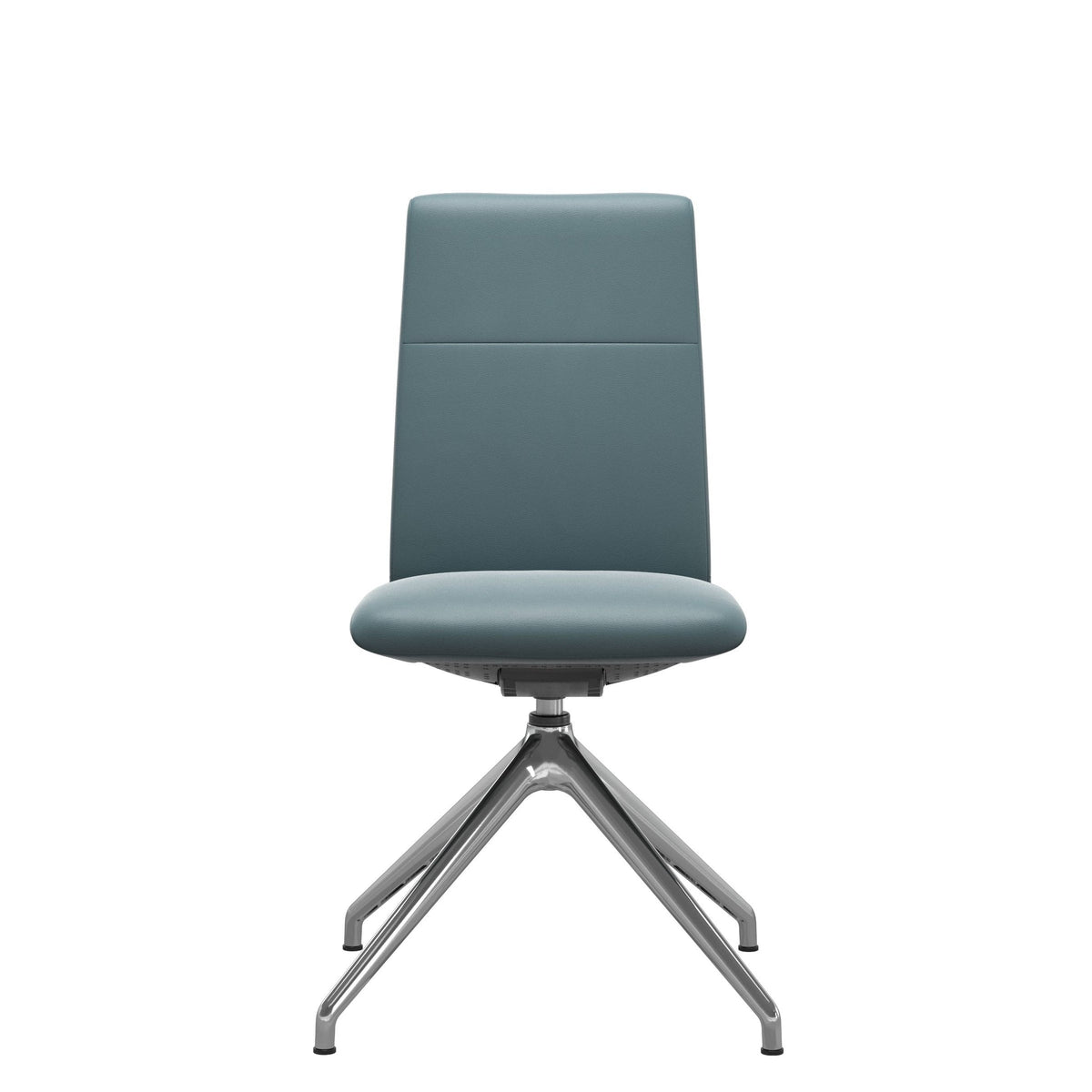 Stressless Chilli spisebordsstol - D350 drejestel lav ryg i Paloma Teal Blue