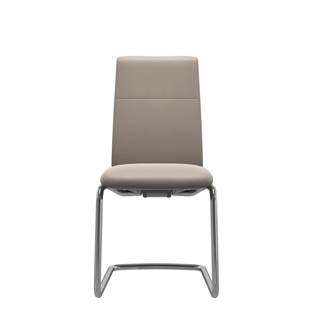 Stressless Chilli spisebordsstol - D400 stel lav ryg i Paloma Dark Mushroom