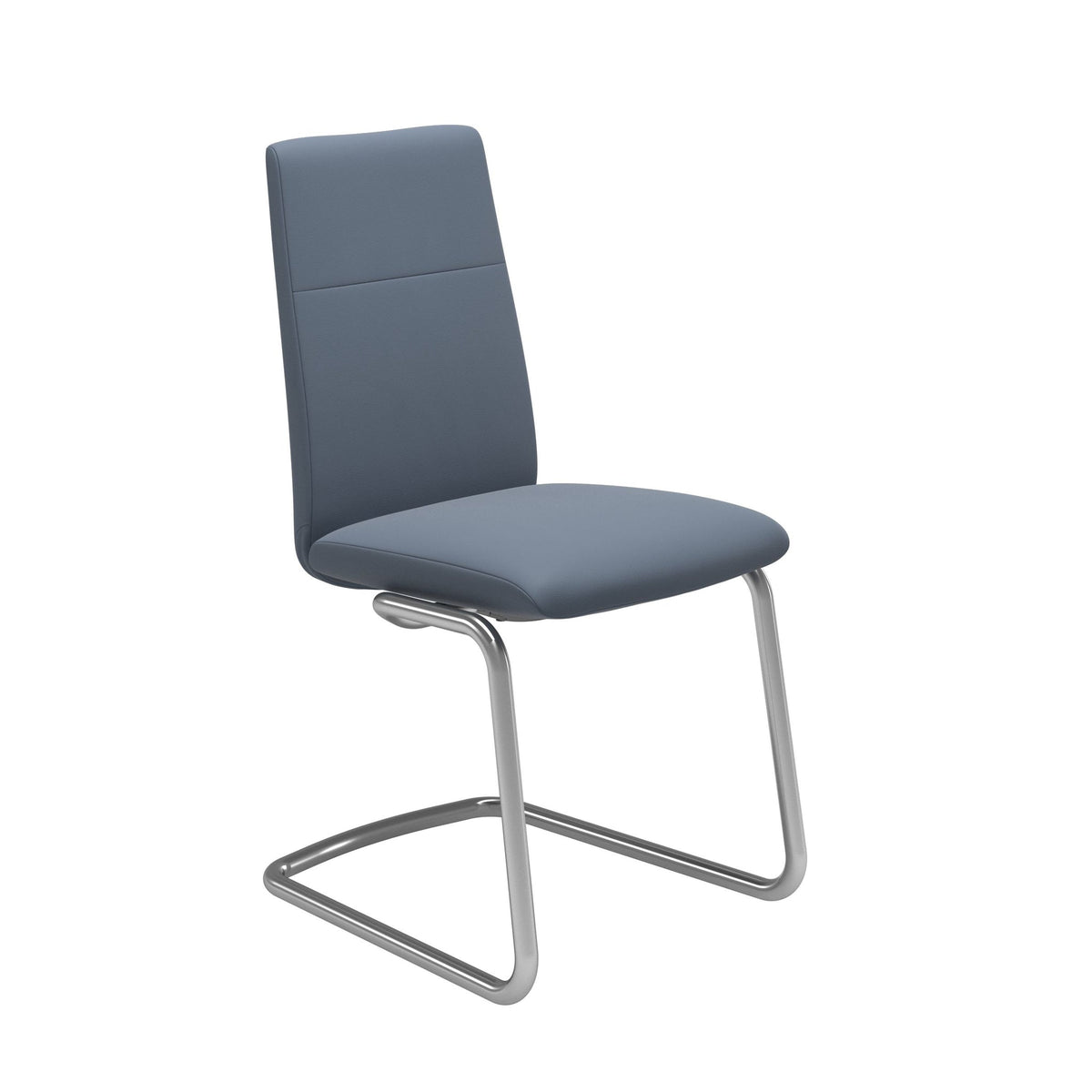 Stressless Chilli spisebordsstol - D400 stel lav ryg i Paloma Sparrow Blue