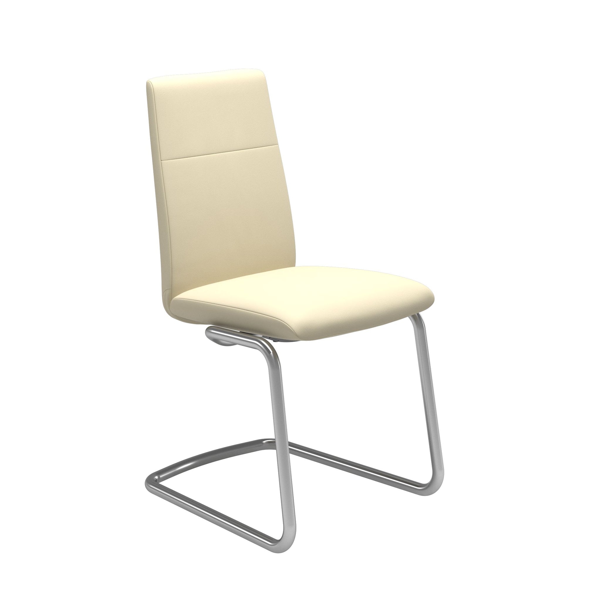 Stressless Chilli spisebordsstol - D400 stel lav ryg i Paloma Vanilla