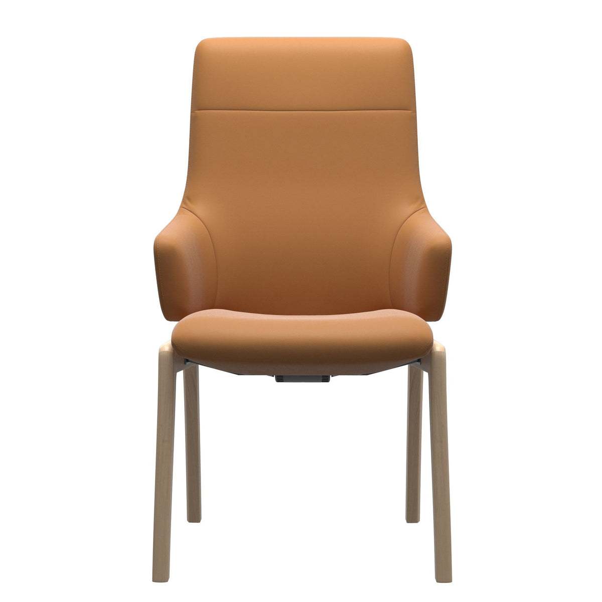 Stressless Chilli spisebordsstol m. armlæn - D100 stel høj ryg i Batick New Caramel