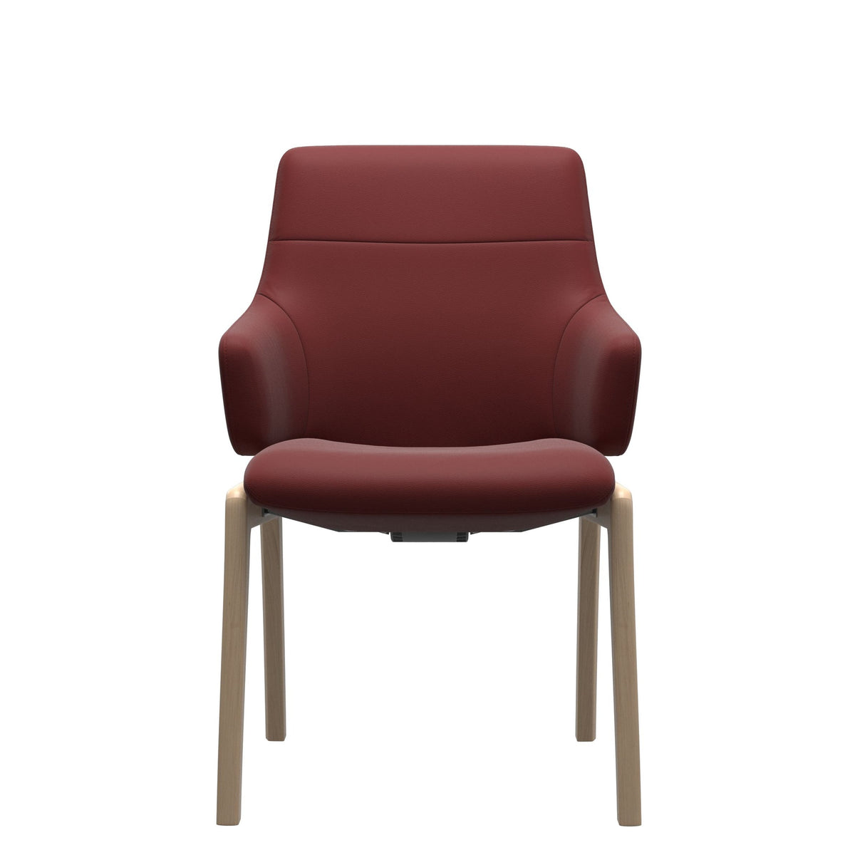 Stressless Chilli spisebordsstol m. armlæn - D100 stel lav ryg i Paloma Cherry