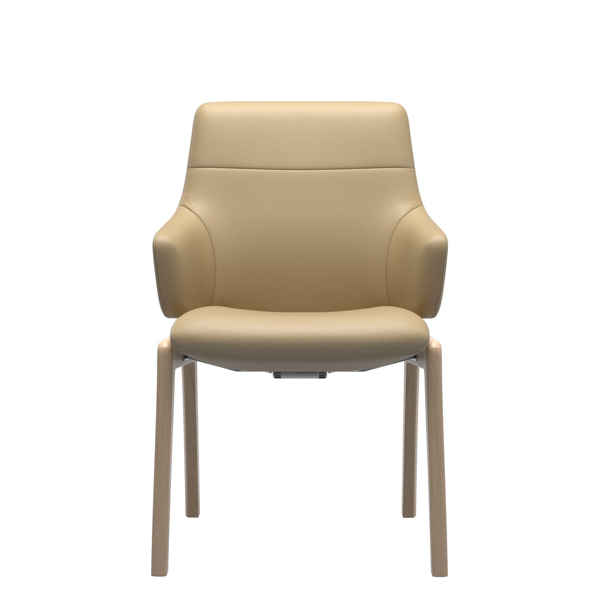 Stressless Chilli spisebordsstol m. armlæn - D100 stel lav ryg i Velaro Beige