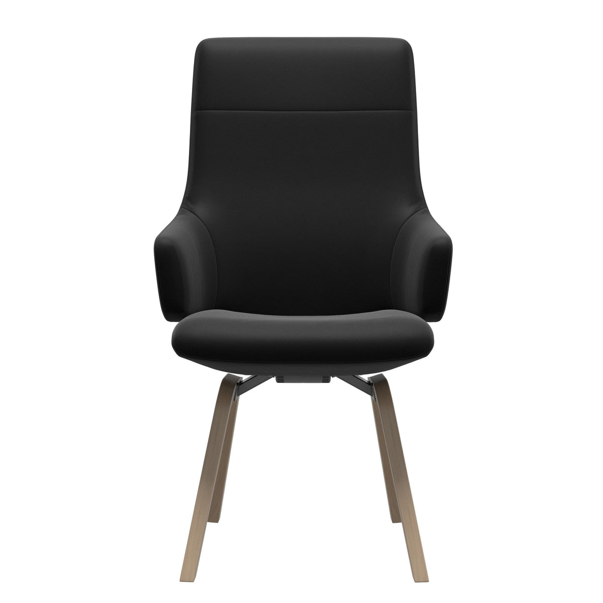 Stressless Chilli spisebordsstol m. armlæn - D200 stel høj ryg i Paloma Black