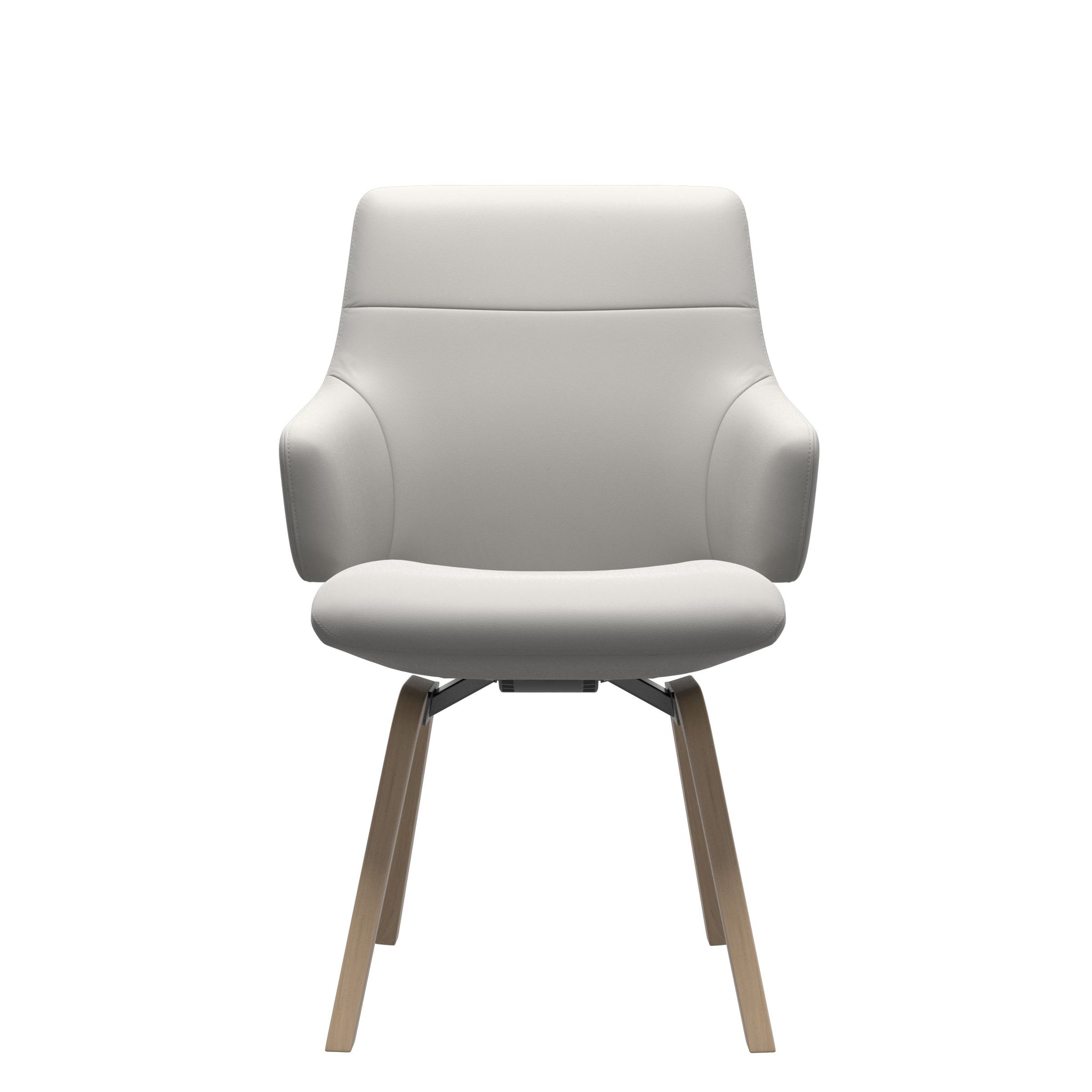 Stressless Chilli spisebordsstol m. armlæn - D200 stel lav ryg i Batick Platinum Grey