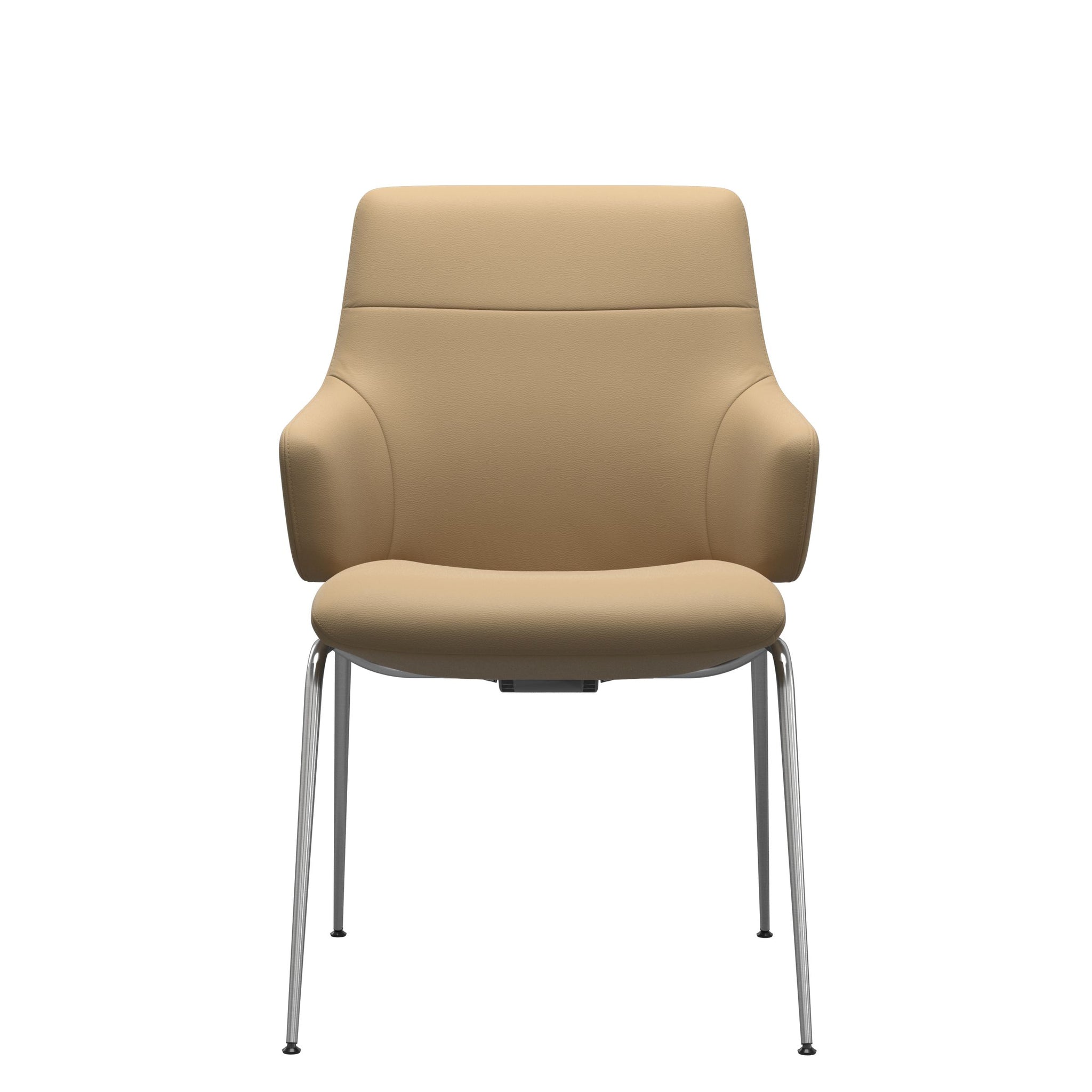 Stressless Chilli spisebordsstol m. armlæn - D300 stel lav ryg i Paloma Sand