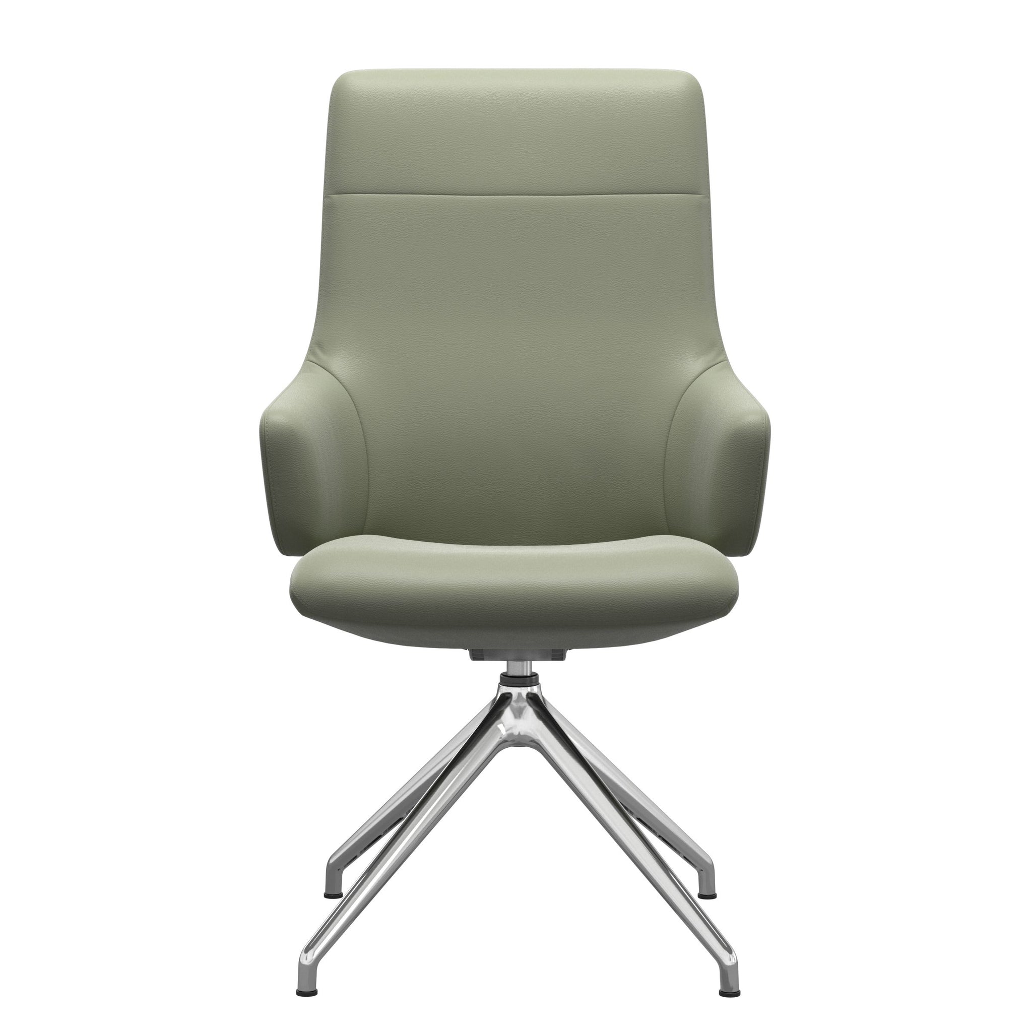Stressless Chilli spisebordsstol m. armlæn - D350 drejestel høj ryg i Paloma Shadow Green