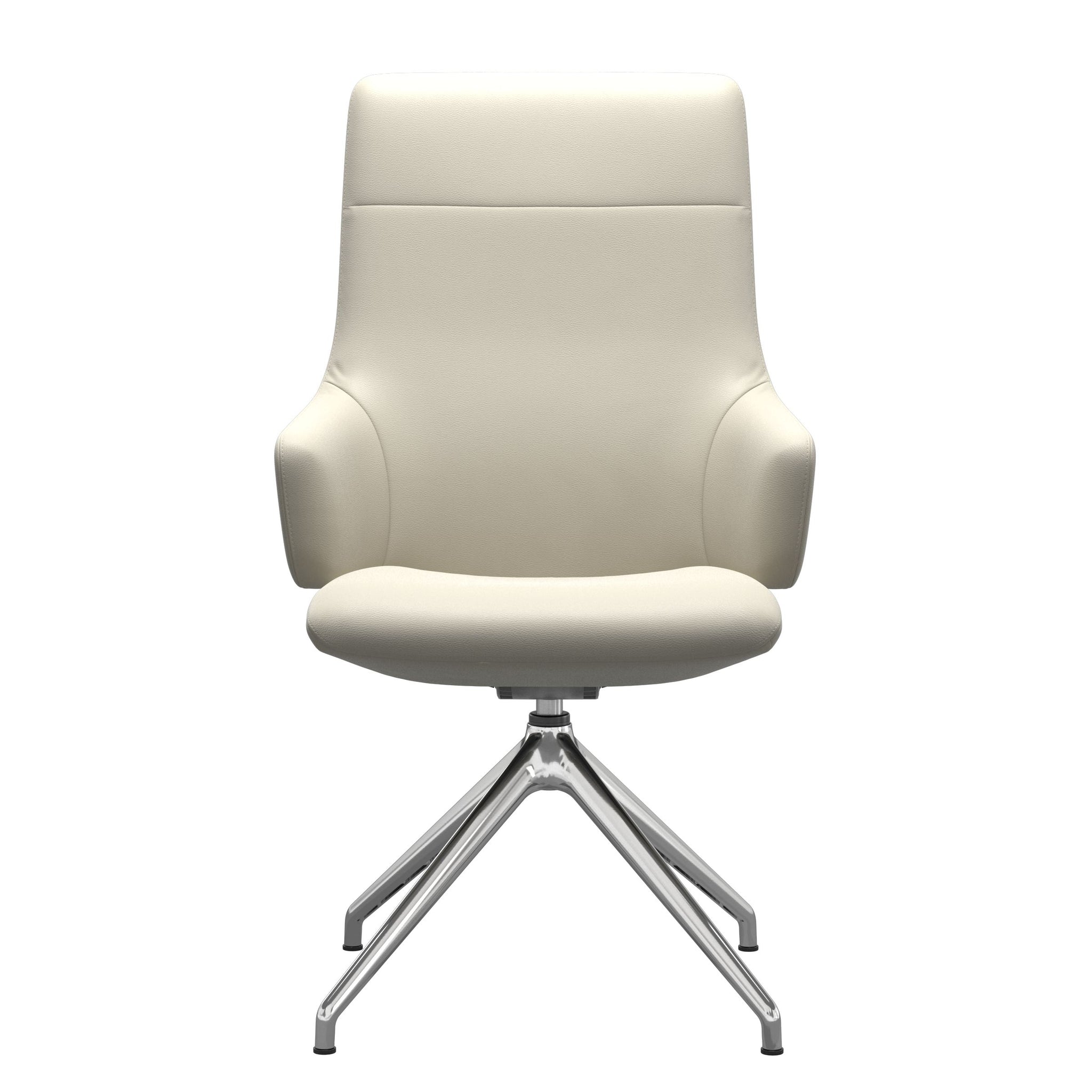 Stressless Chilli spisebordsstol m. armlæn - D350 drejestel høj ryg i Paloma Vanilla