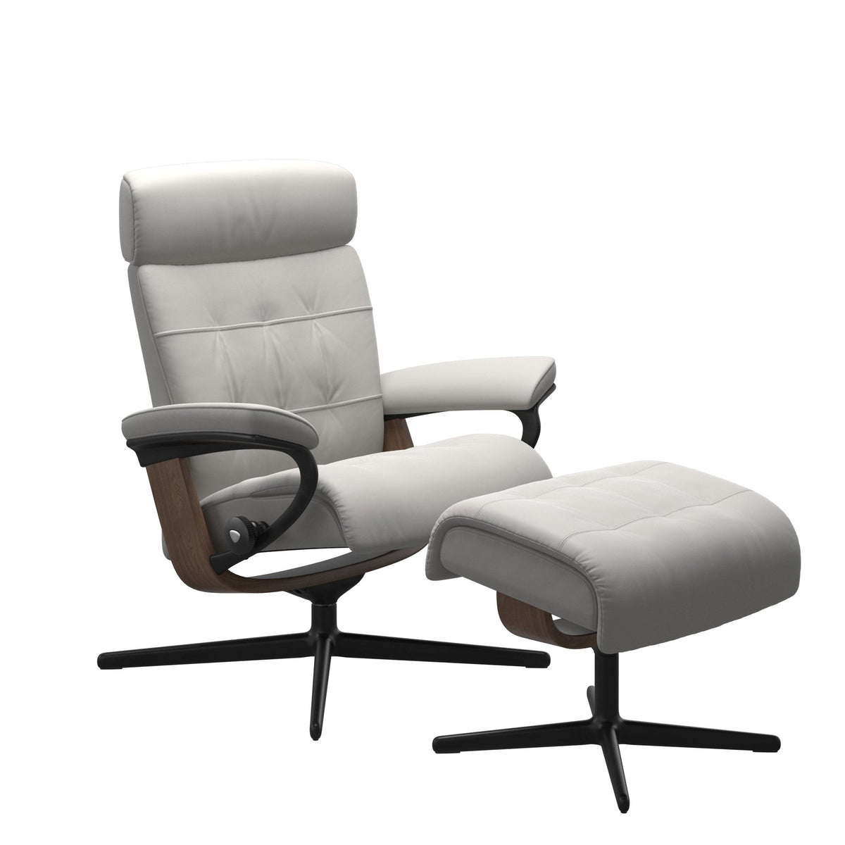 Stressless Erik Cross lænestol i Batick Platinum Grey