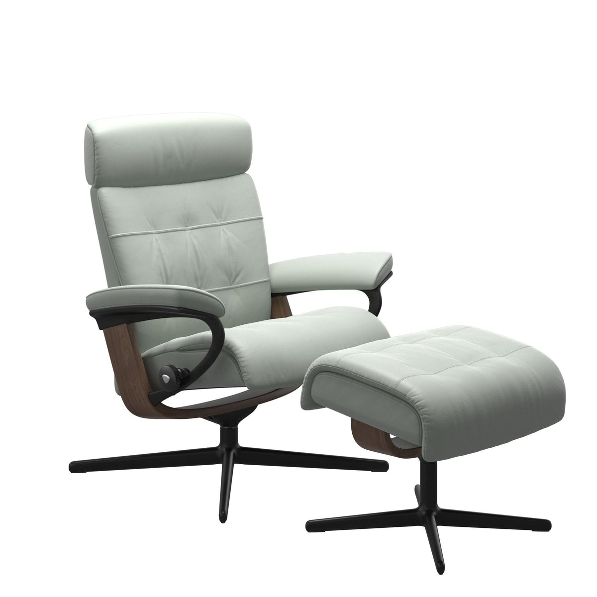 Stressless Erik Cross lænestol i Paloma Breezy Blue