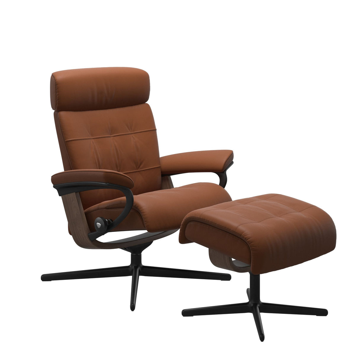 Stressless Erik Cross lænestol i Paloma New Cognac