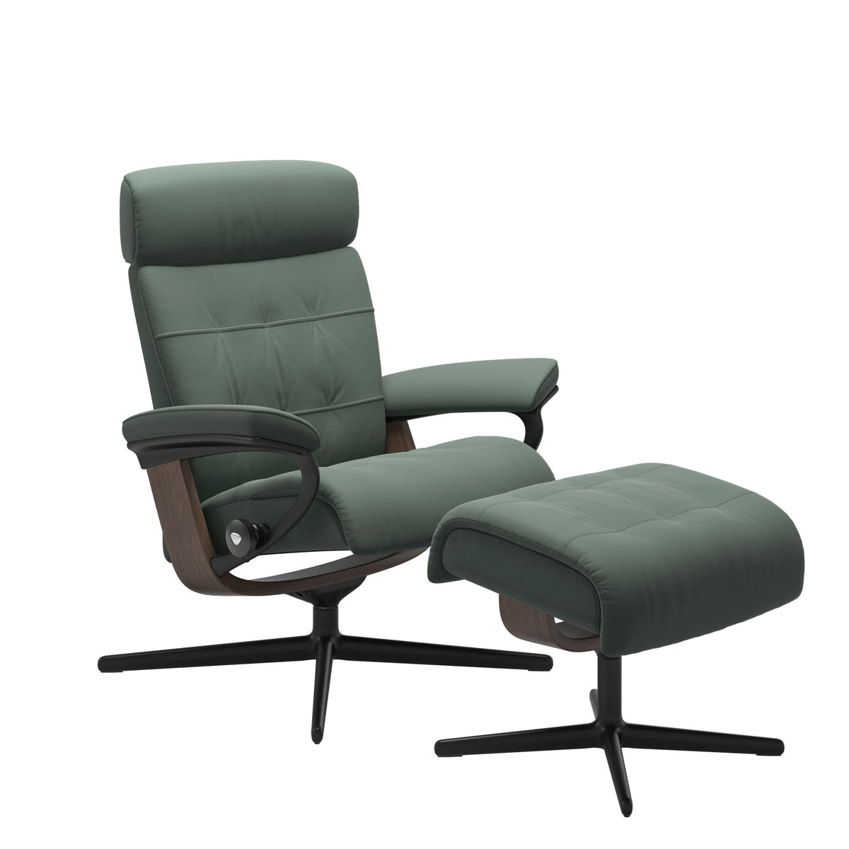 Stressless Erik Cross lænestol i Paloma Sage Green