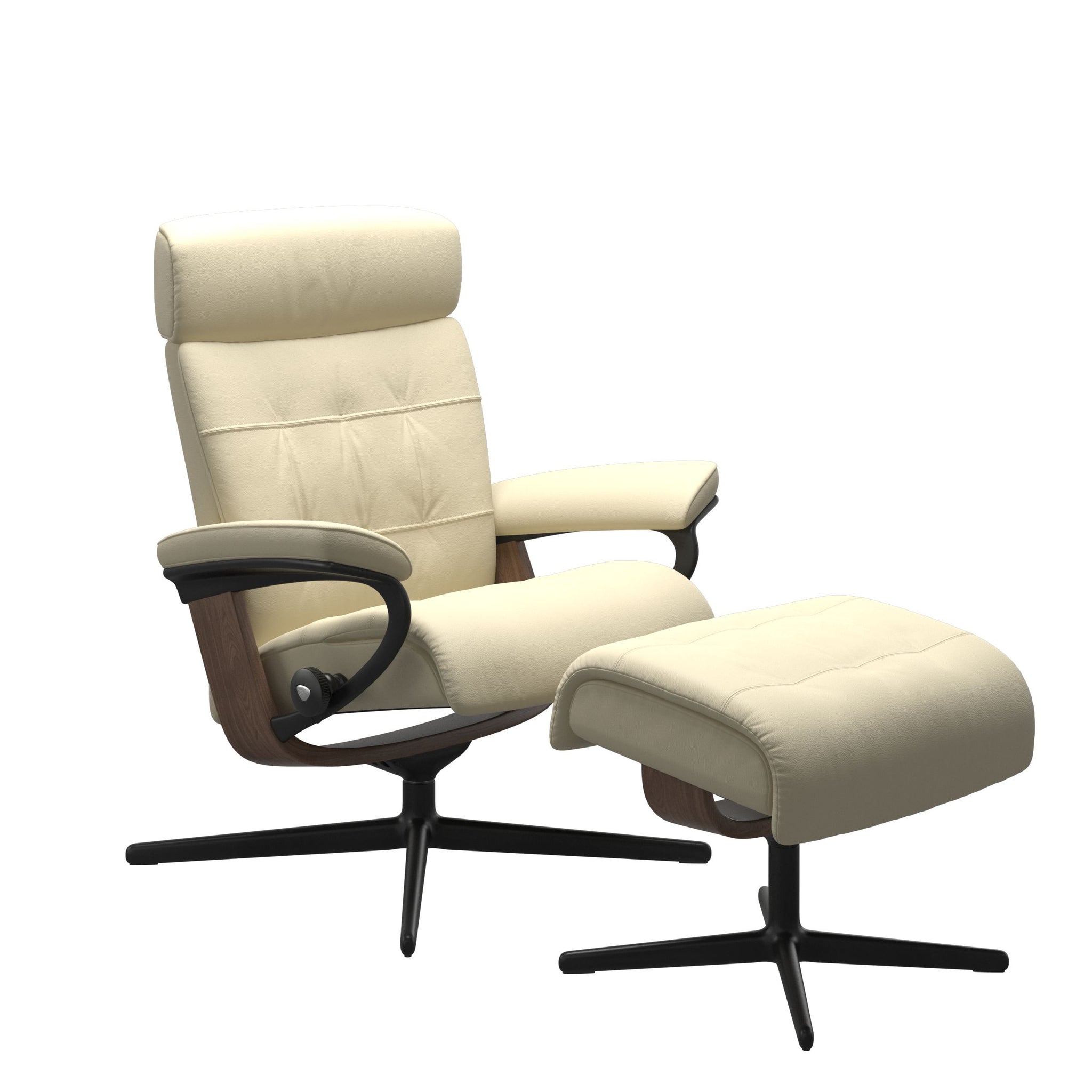 Stressless Erik Cross lænestol i Paloma Vanilla