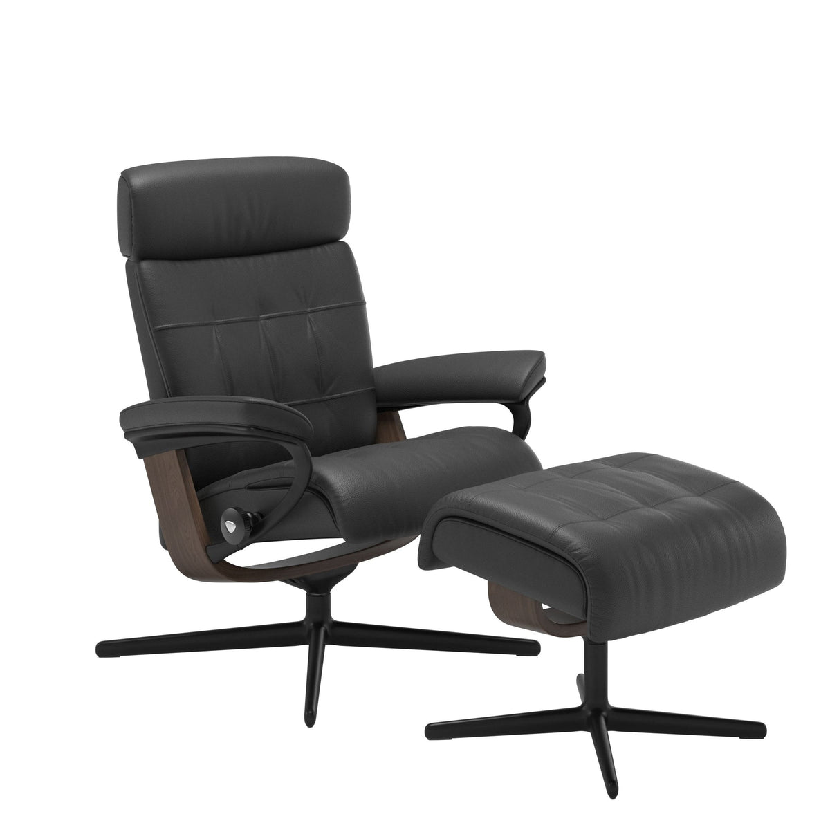 Stressless Erik Cross lænestol i Velaro Anthracite