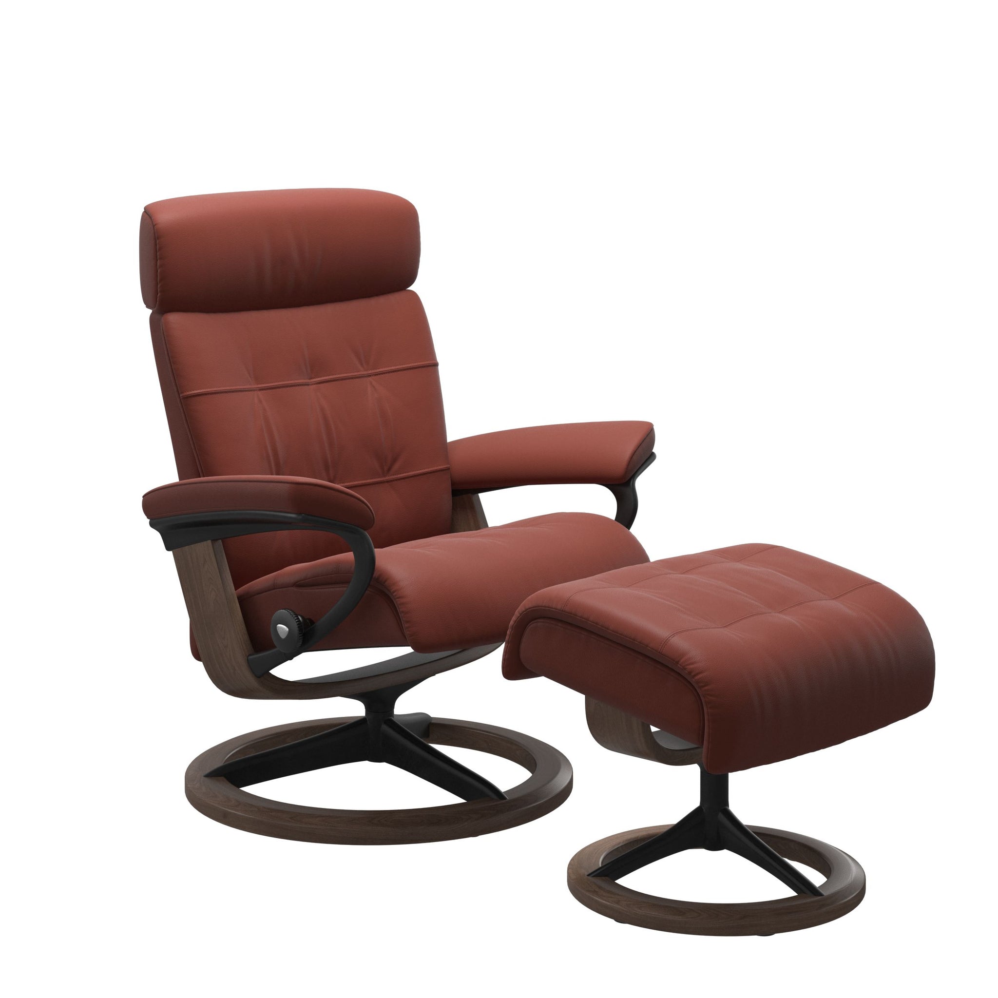 Stressless Erik Signature lænestol i Paloma Dark Henna