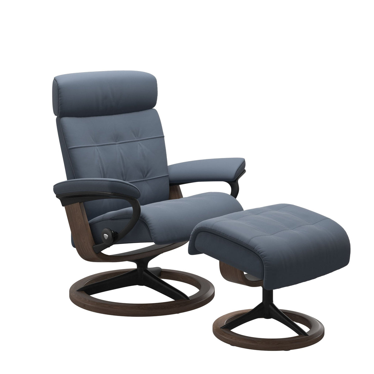 Stressless Erik Signature lænestol i Paloma Sparrow Blue