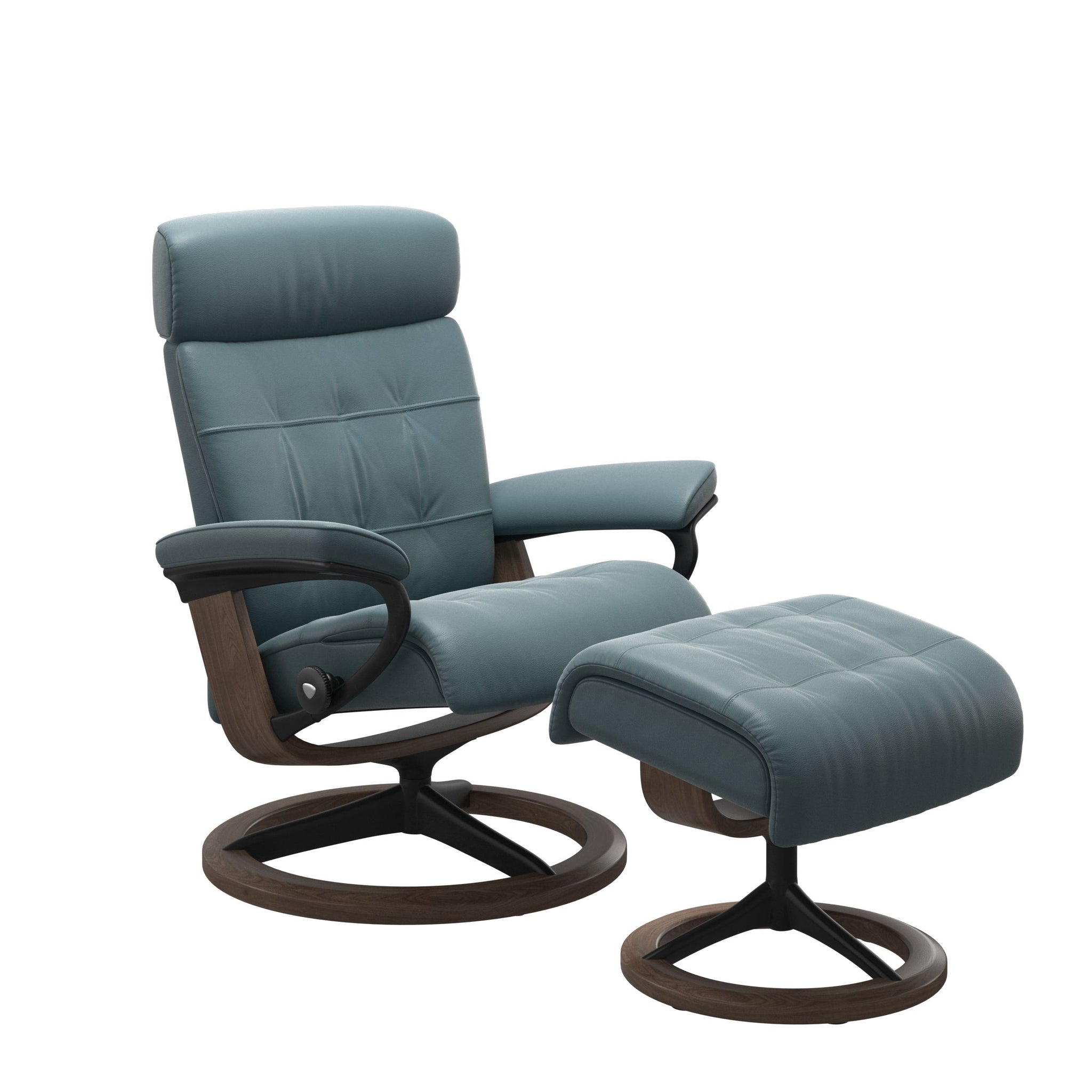 Stressless Erik Signature lænestol i Paloma Teal Blue